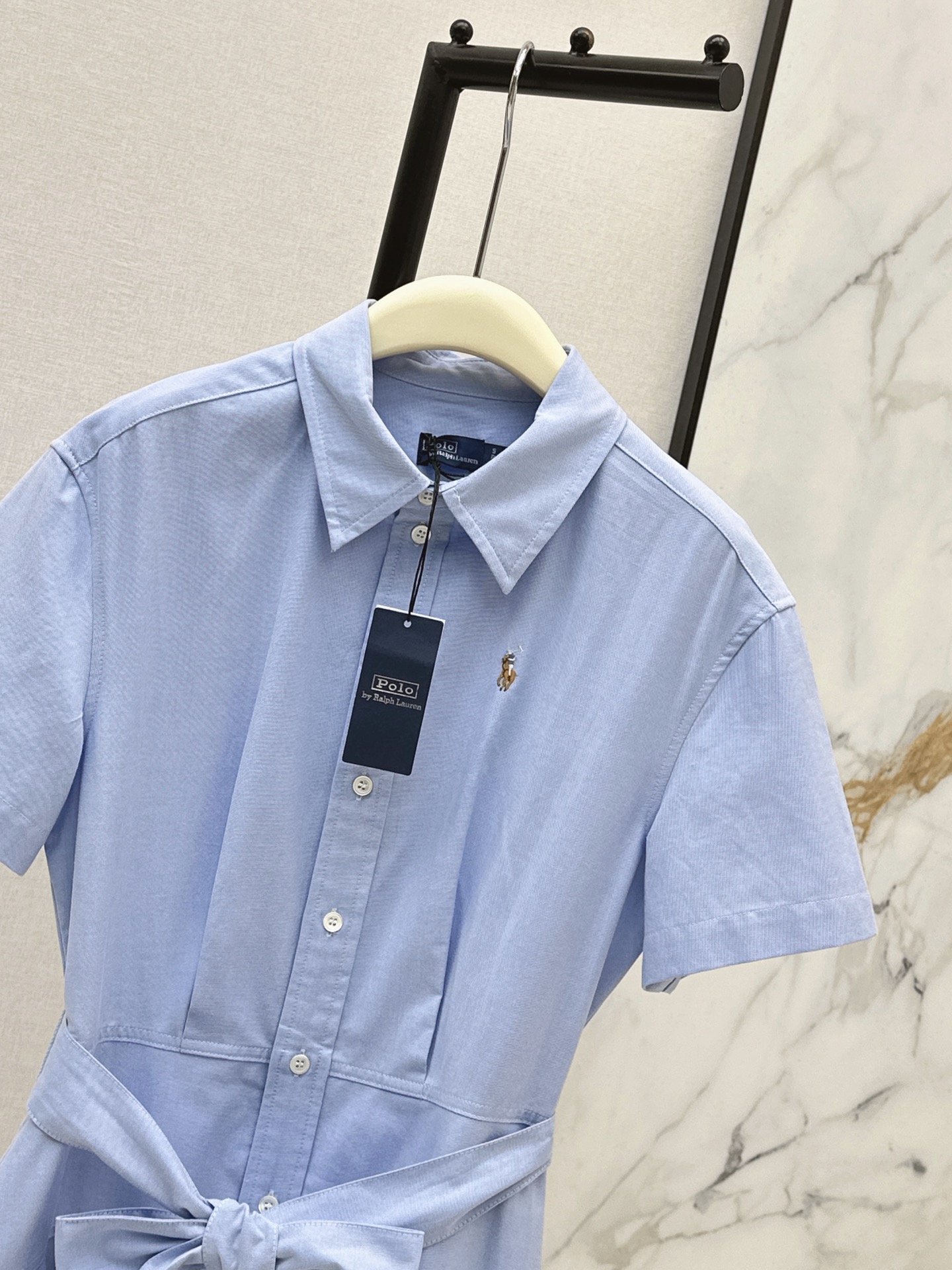 Ralp 26ss belted shirt dress