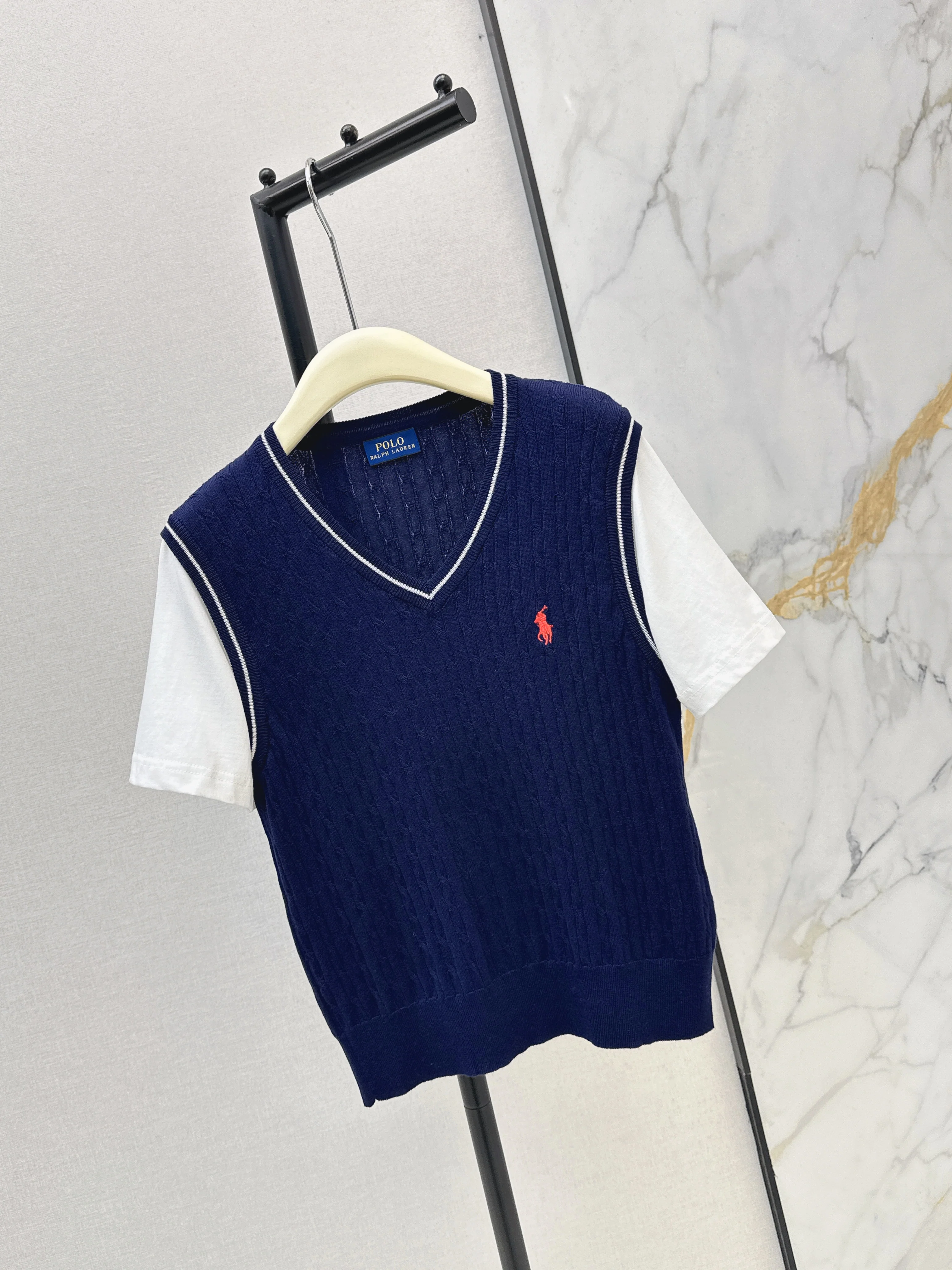 Ralp 26ss 2in1 knitted vest t-shirts