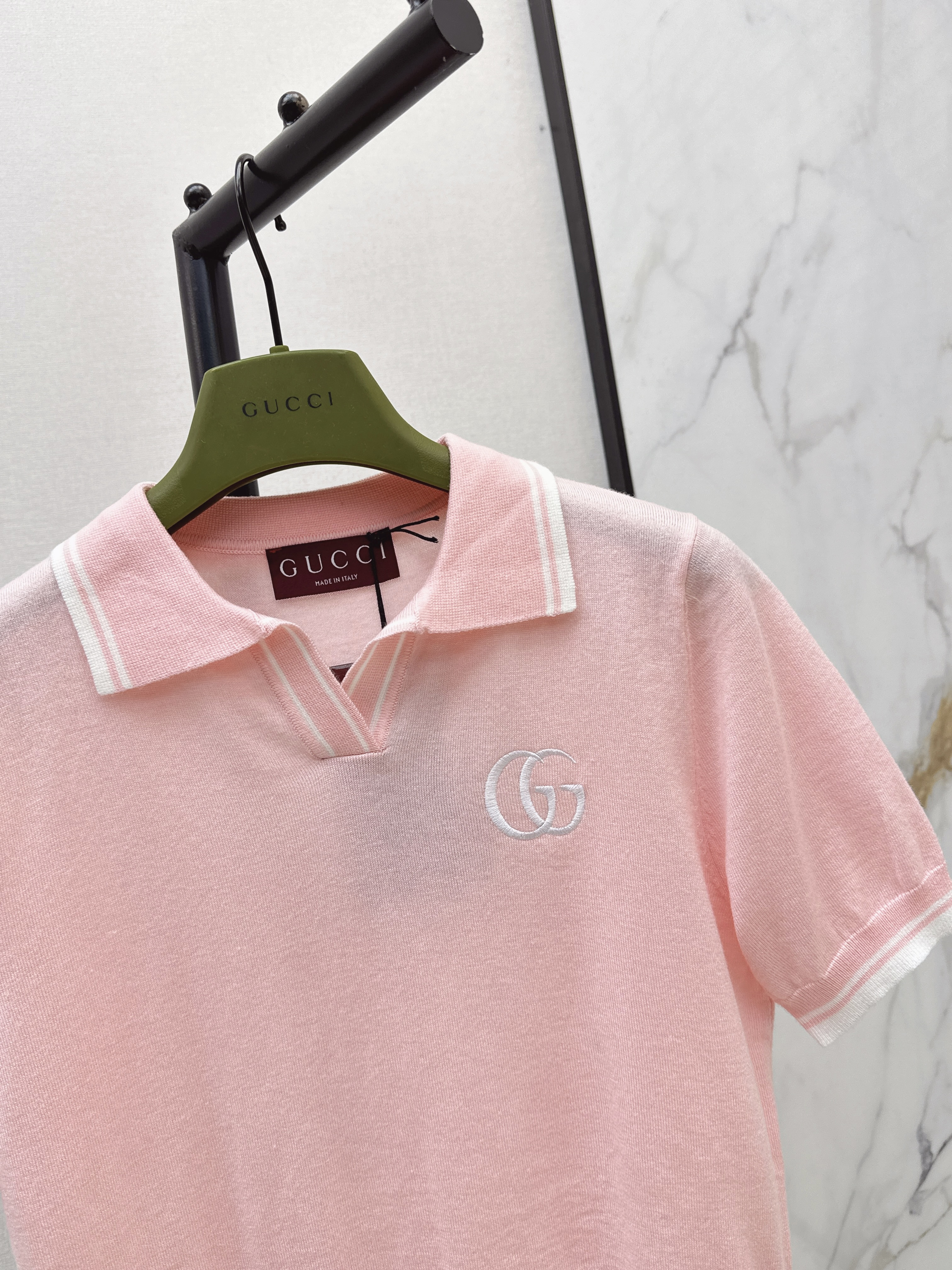 Guc 26ss embroidery knitwear