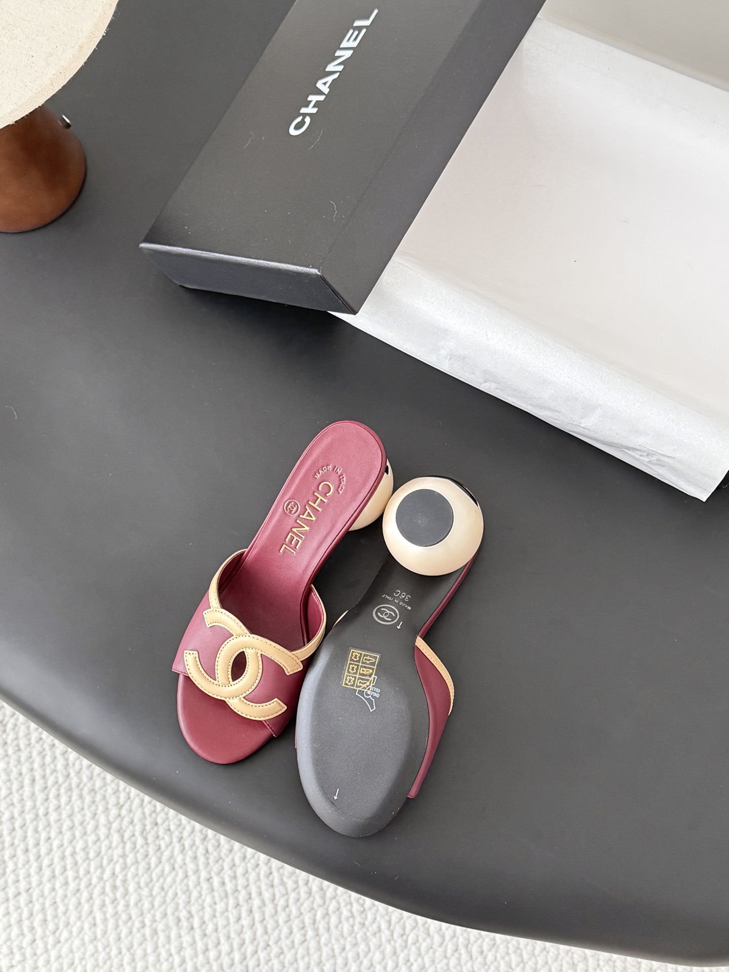 Chan 26p chunky heel