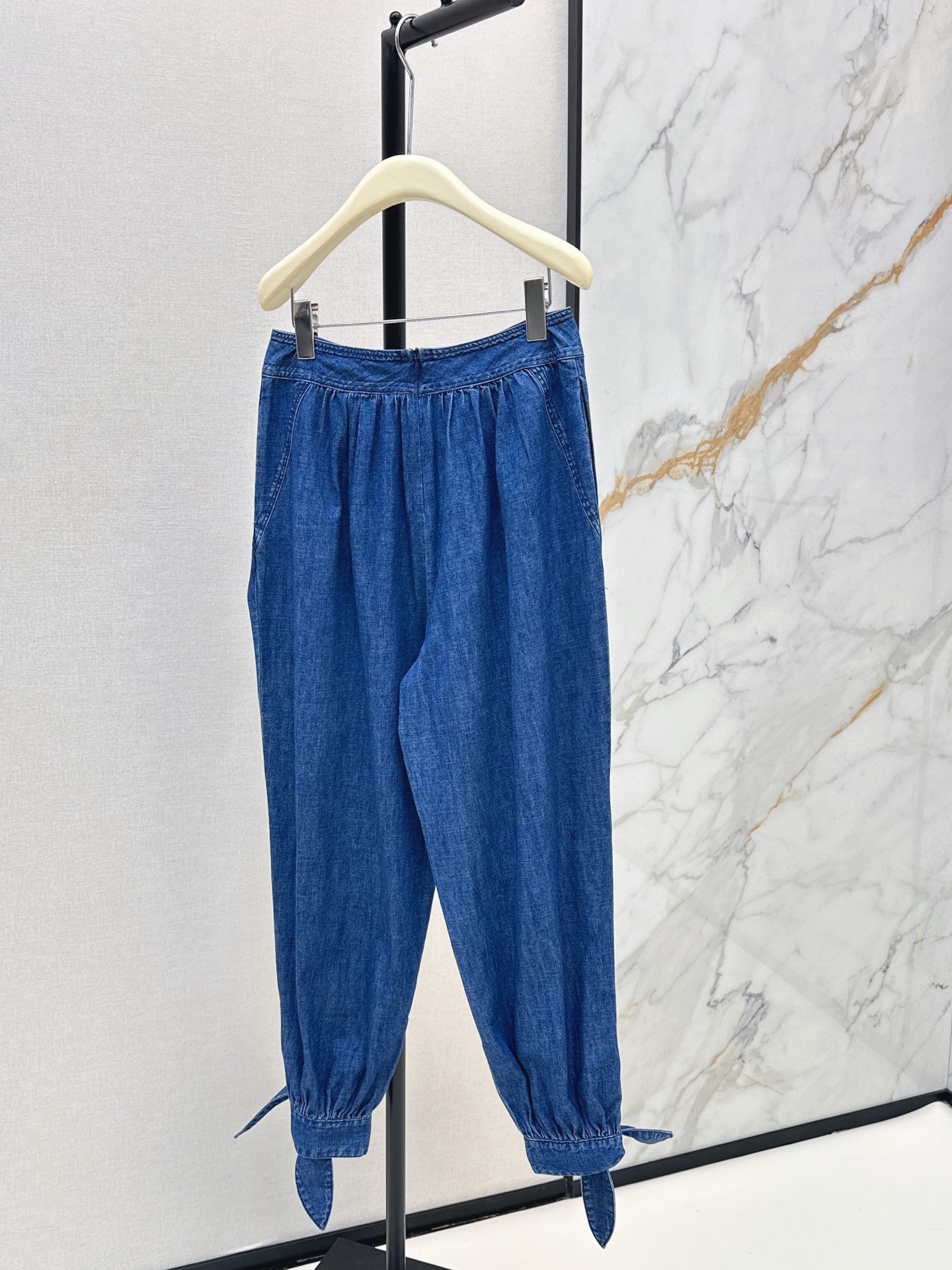 Zimm 26ss denim lantern pants