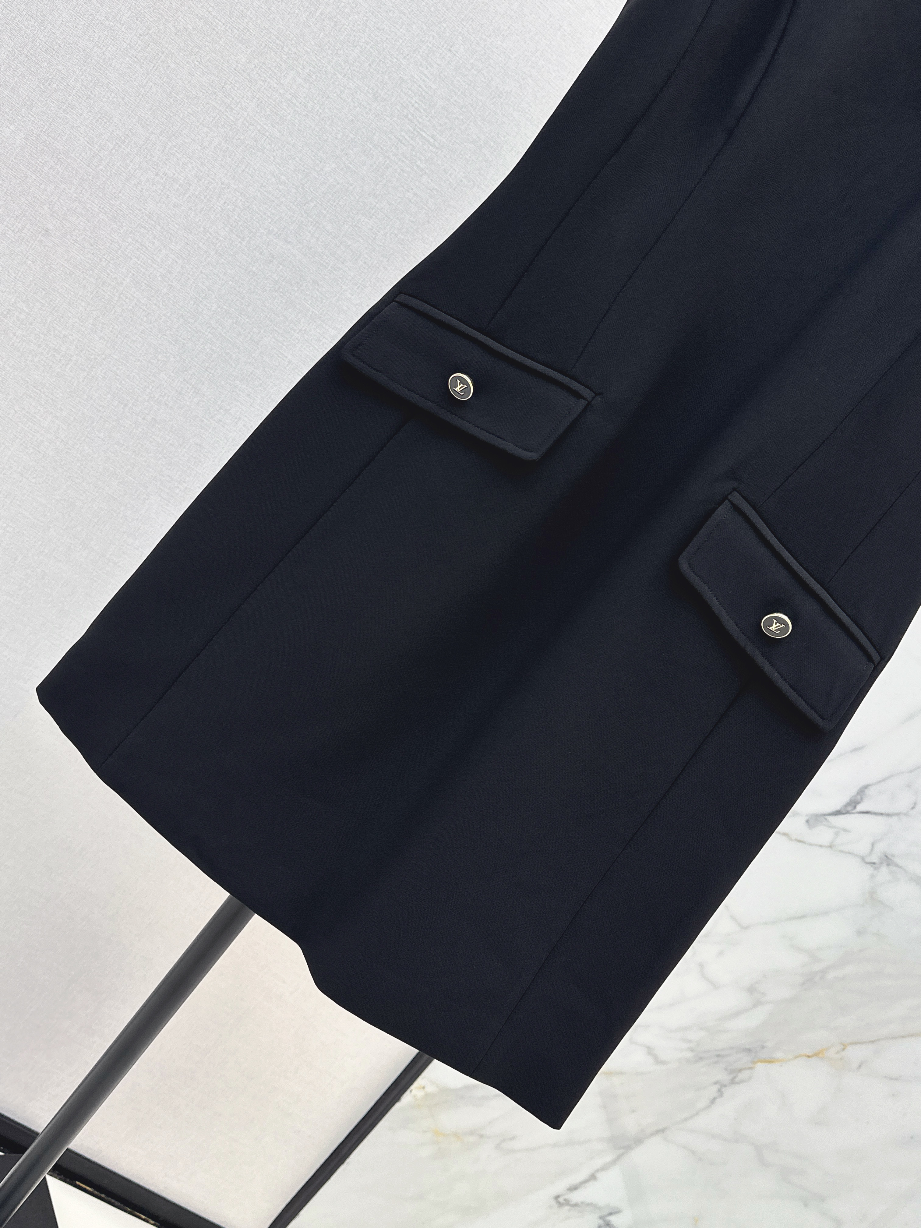 Louis 26SS Sleeveless Shift Mini Dress