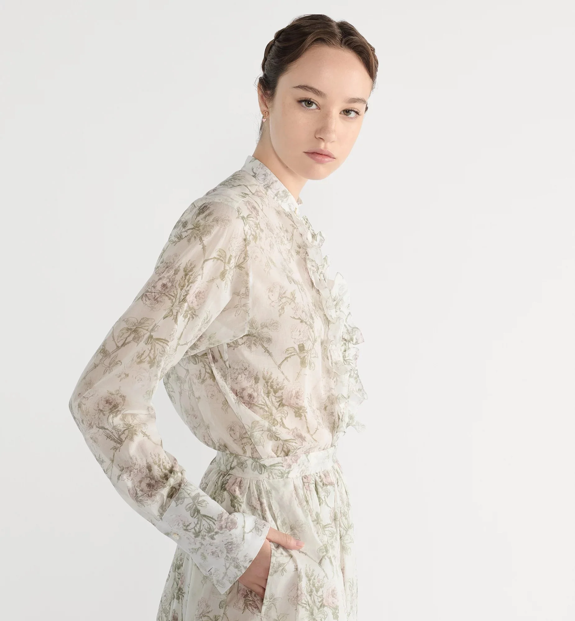 CD 26ss flower print shirts