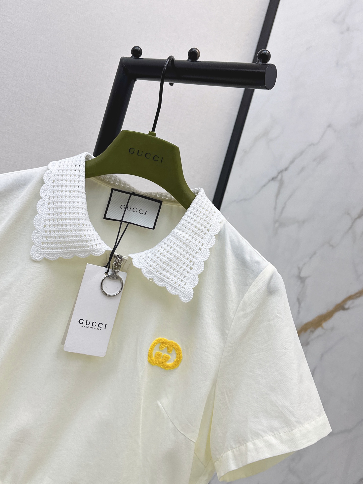 Guc 26ss peter pan collar dress