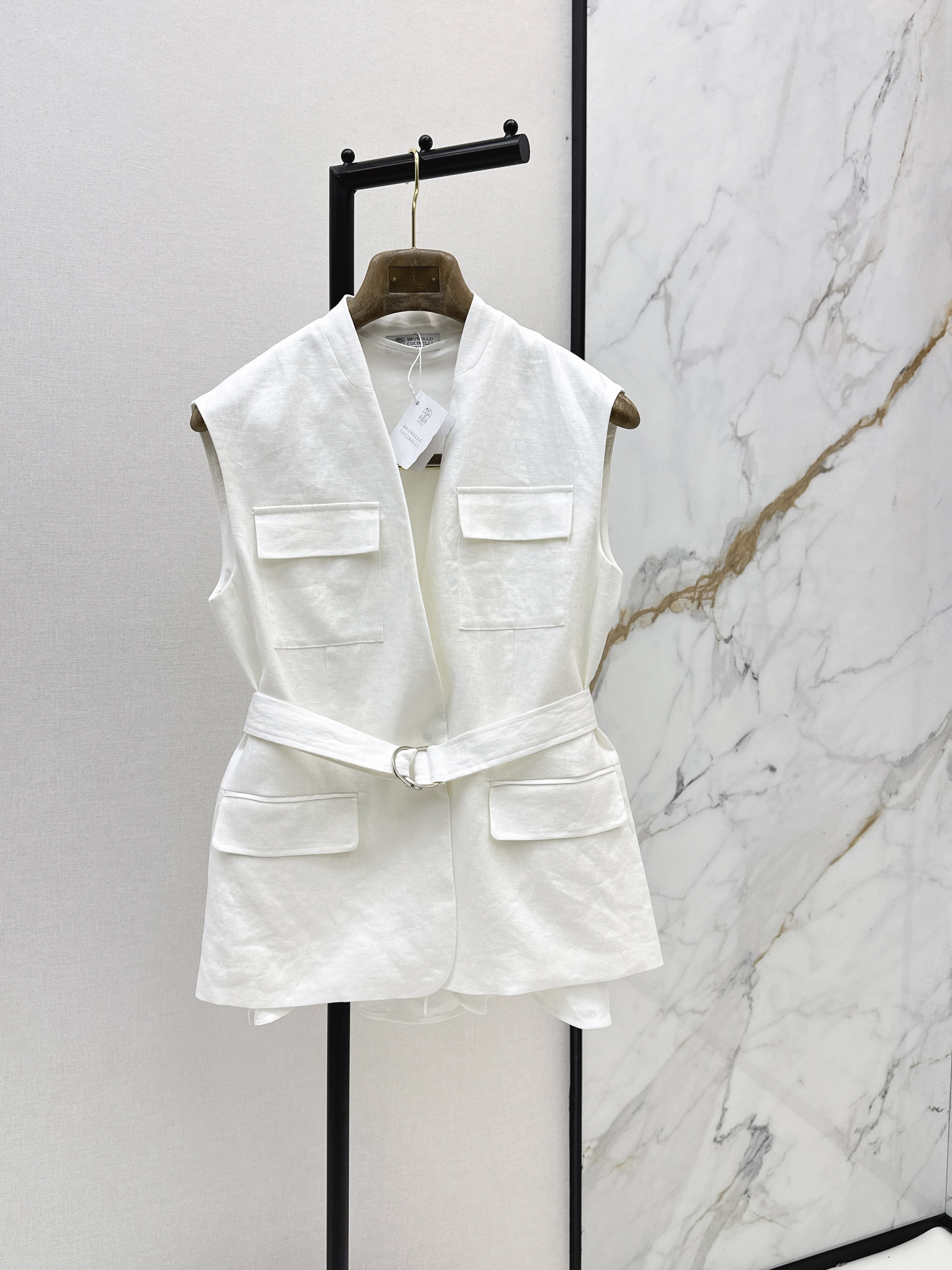 Brunello 26SS Layered Sleeveless Vest