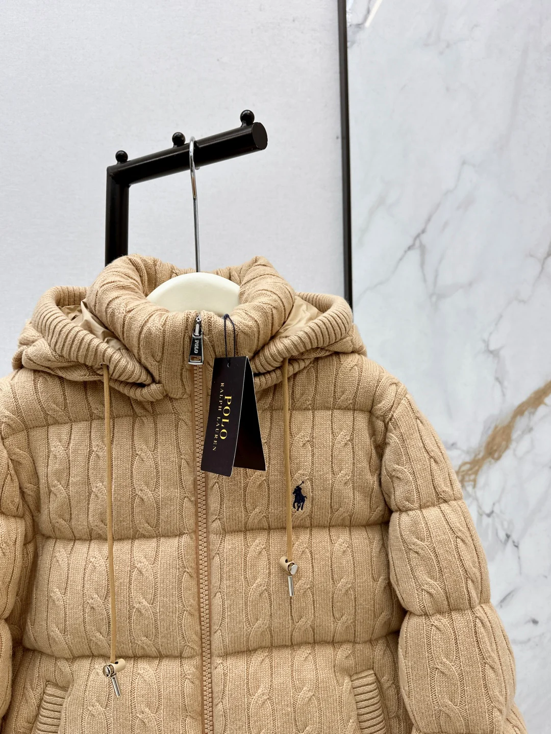 Ralp 25fw knit down jacket