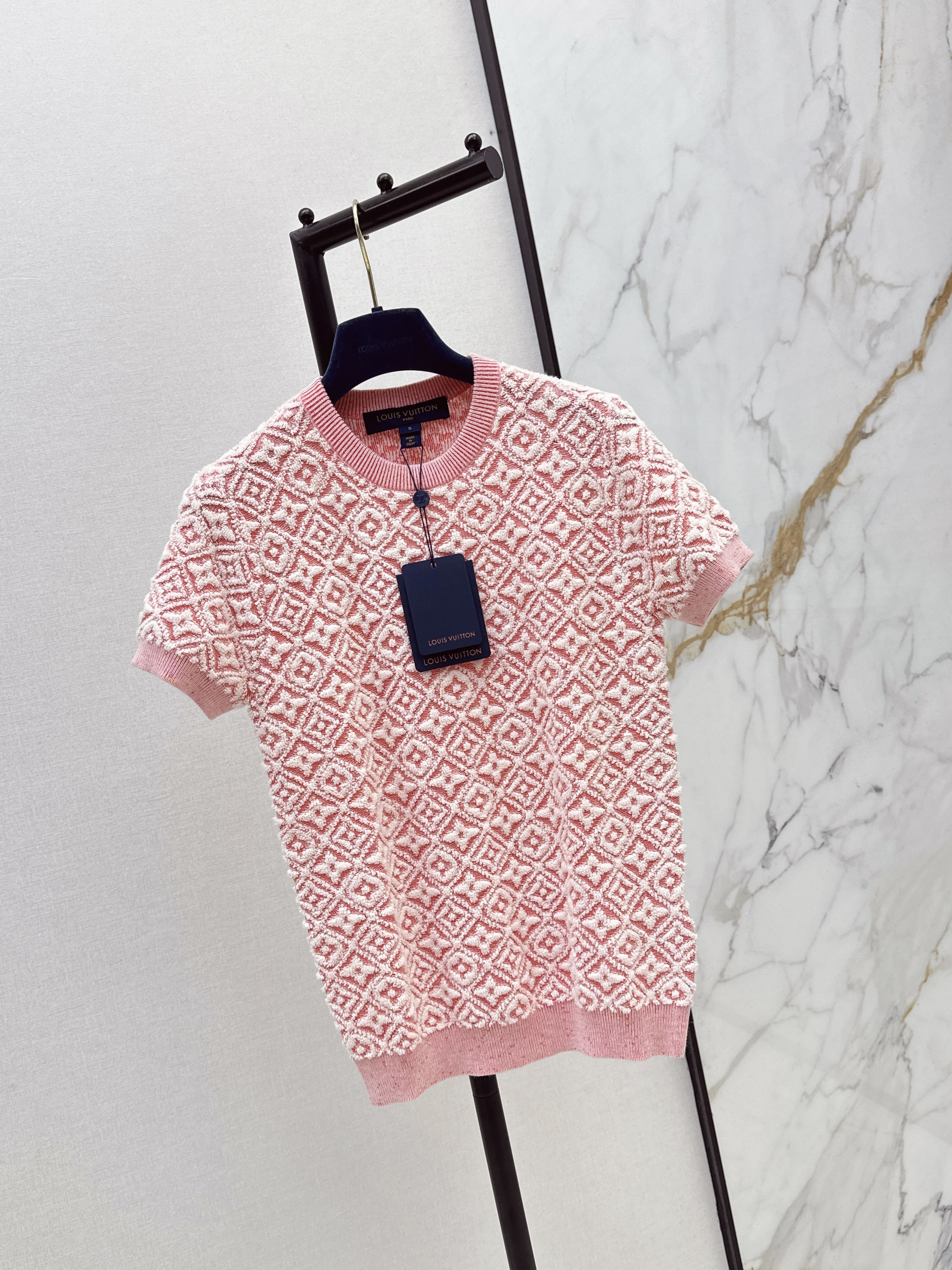 Loui 26ss jacquard knit sweater