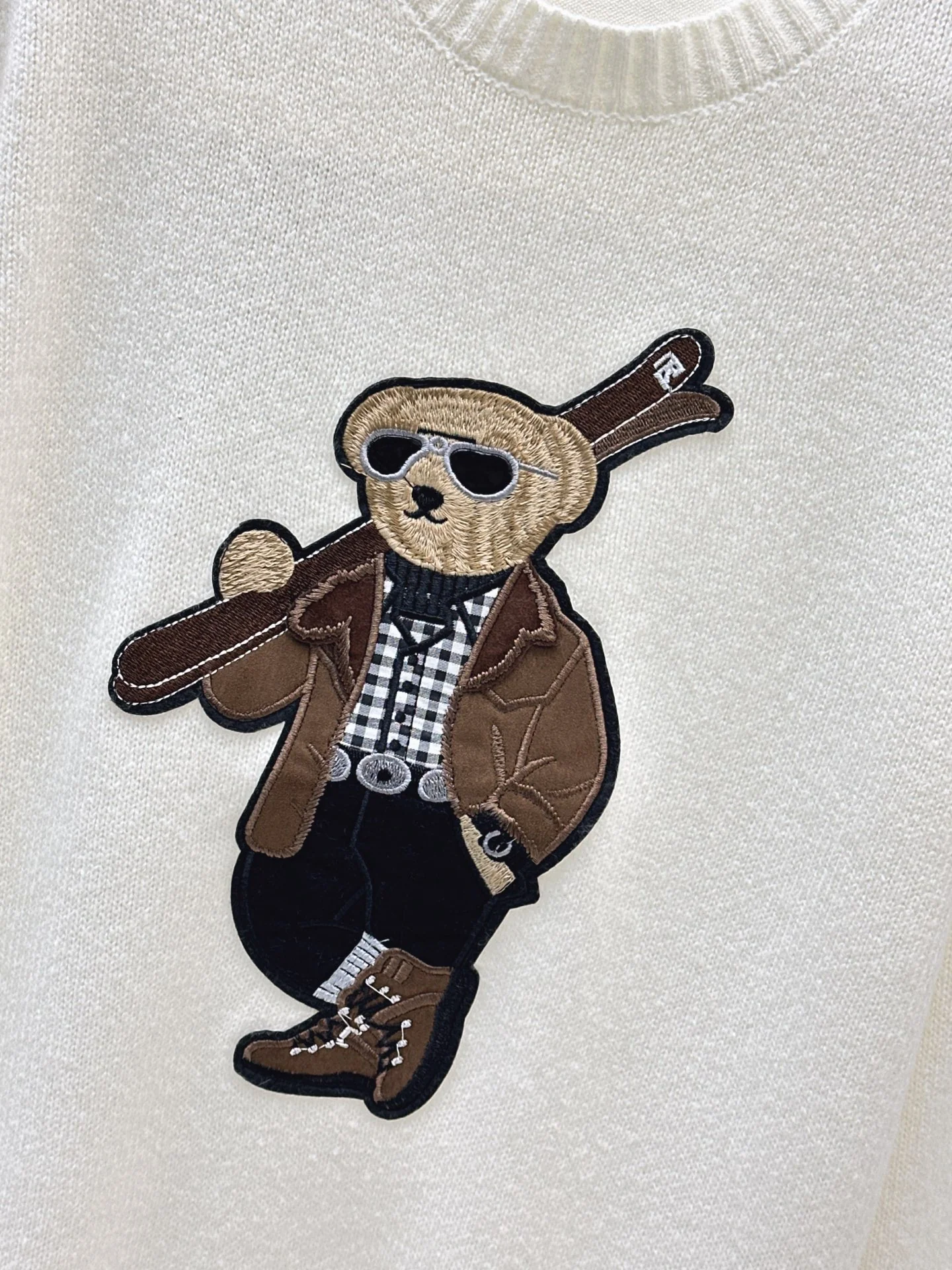 Ralp 25fw embroidery sweater