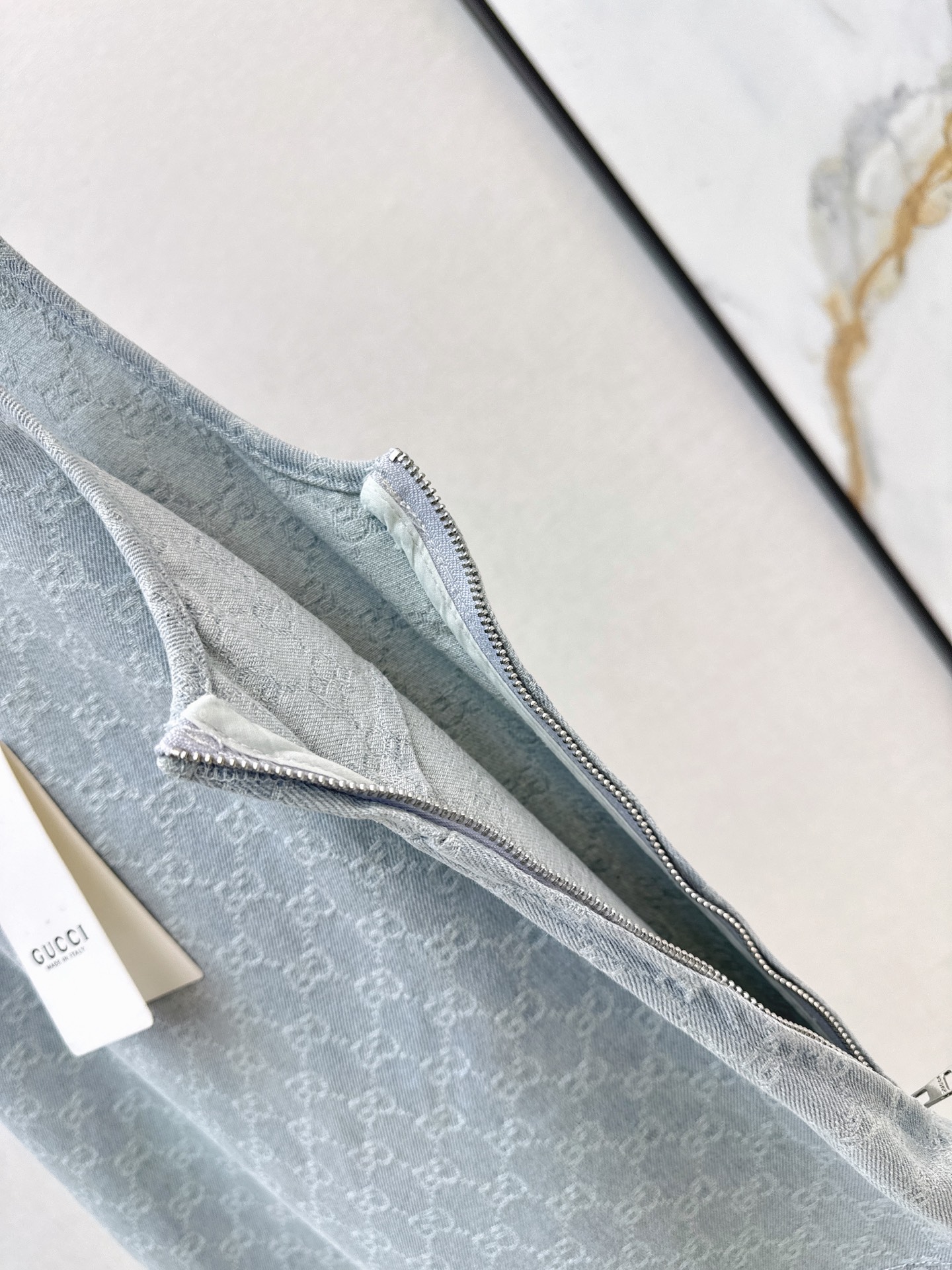 Guc 26ss jacquard denim camisole