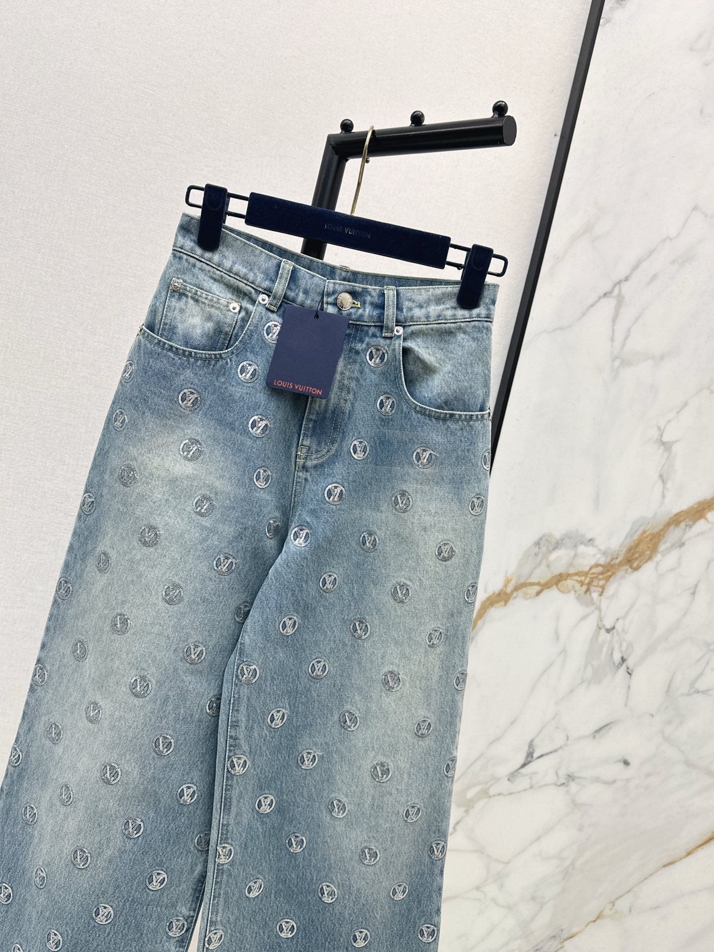 Louis 25fw embroidery jeans