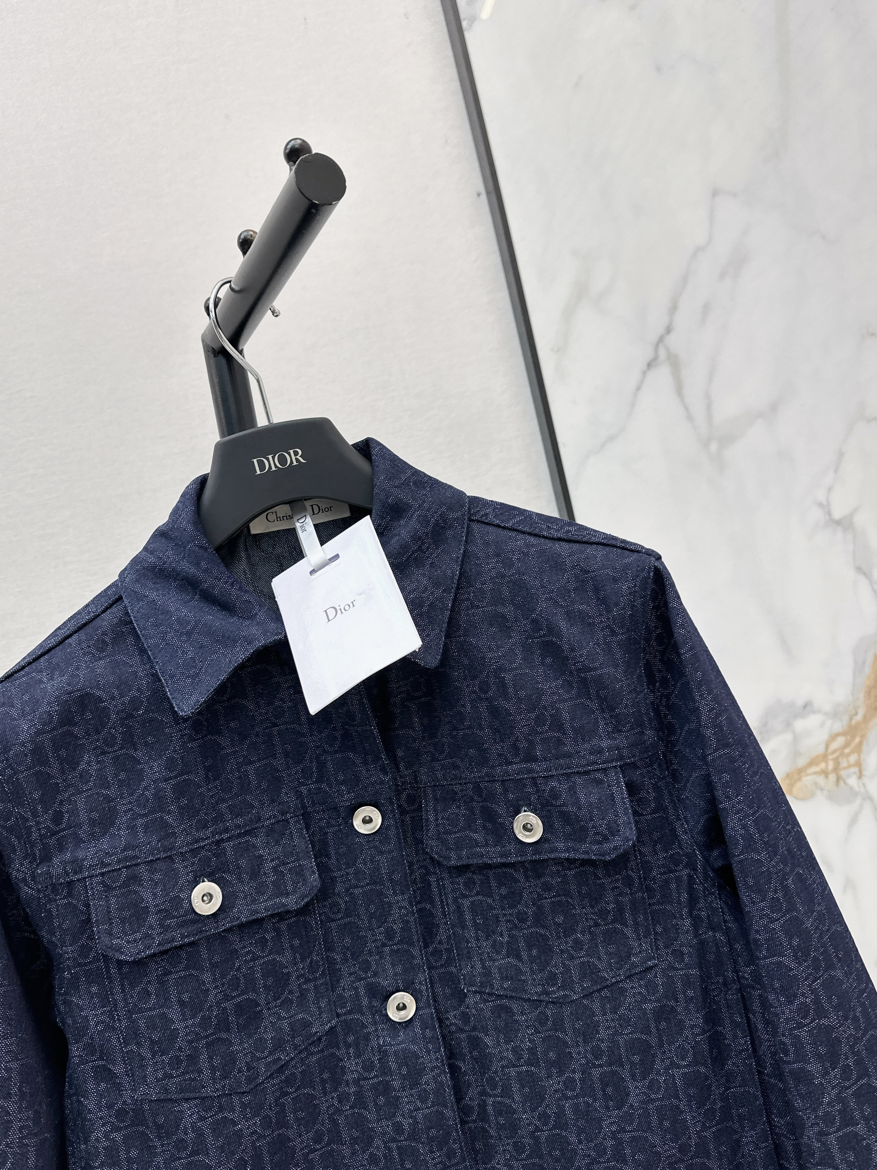 CD 26ss jacquard denim jacket