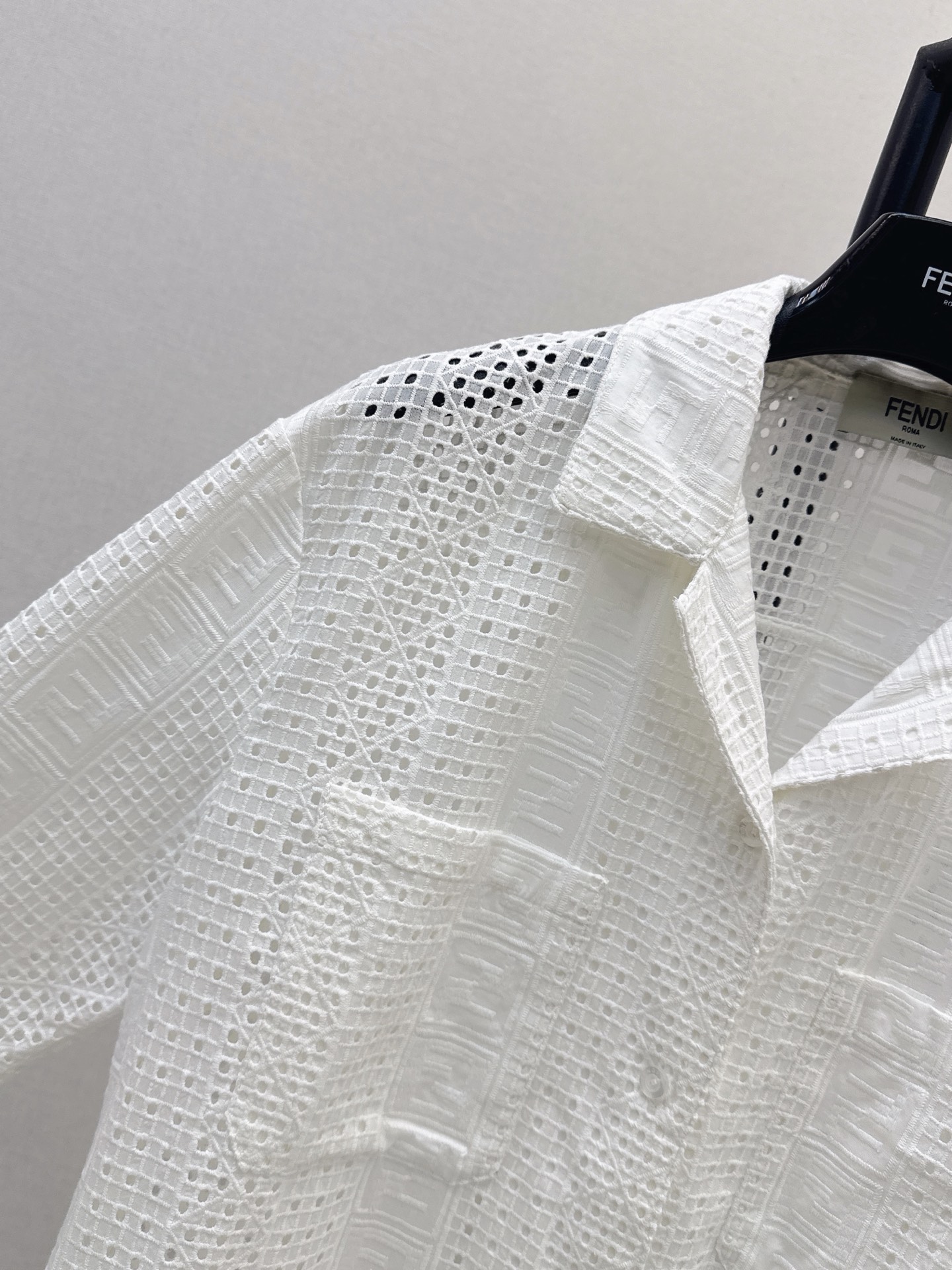 Fen 26ss hollow shirt