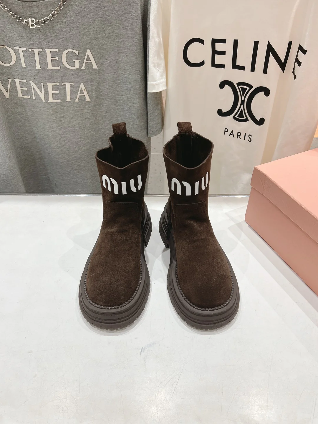 Miu 25fw snow boots