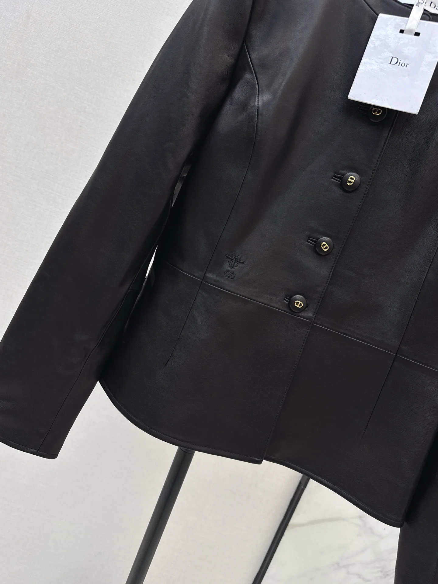 CD 25fw leather jacket