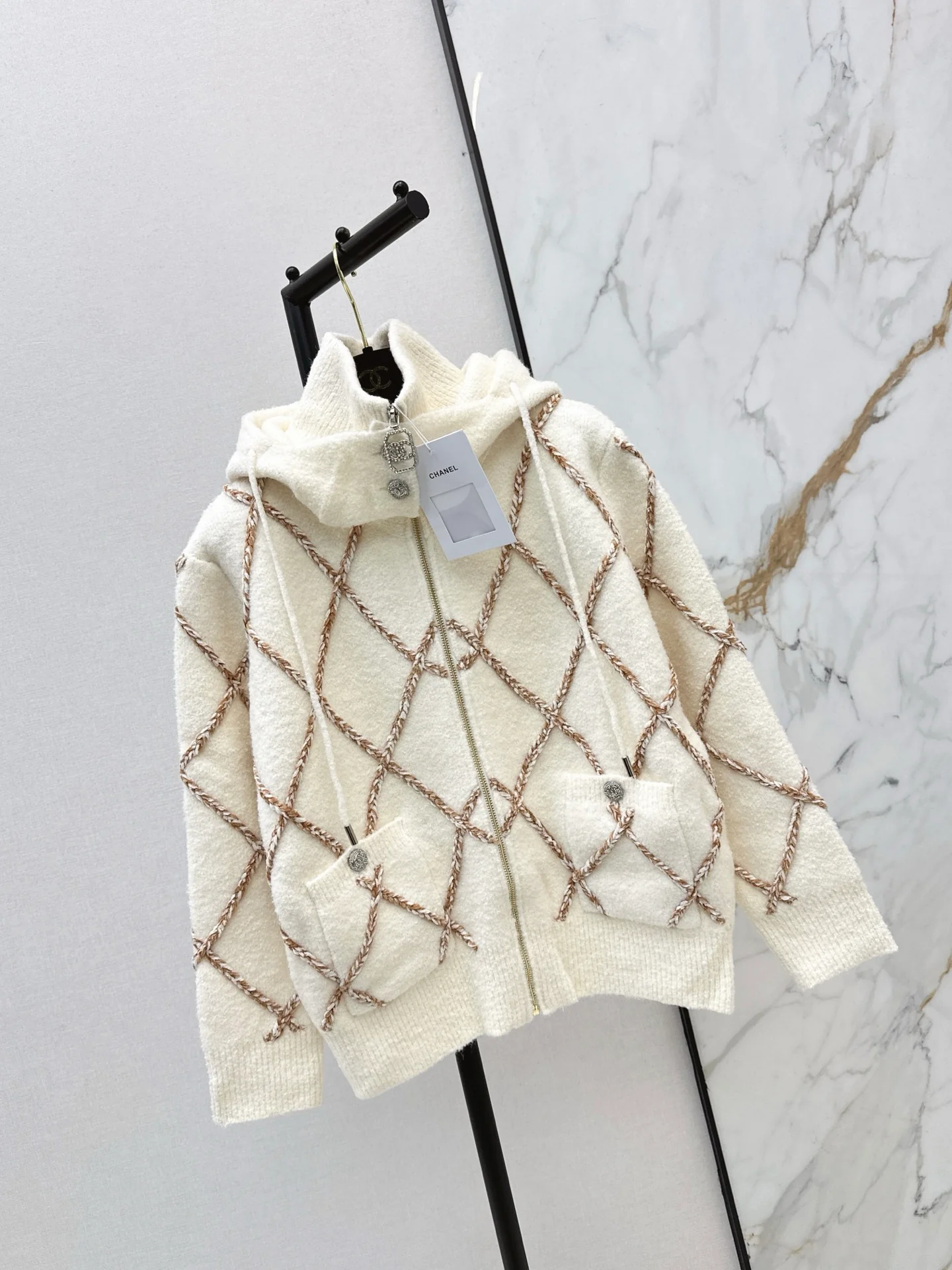 Chan 25fw hooded wool jacket