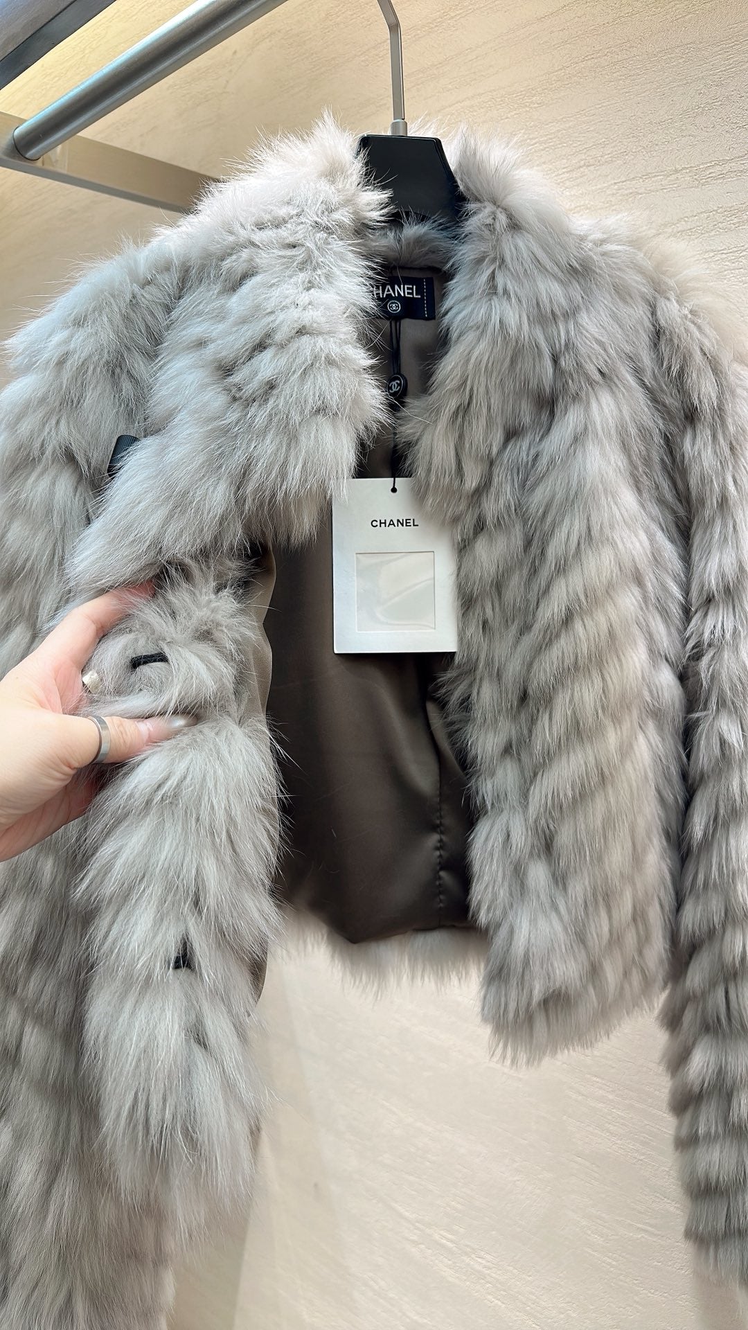 Chan 26ss fur jacket