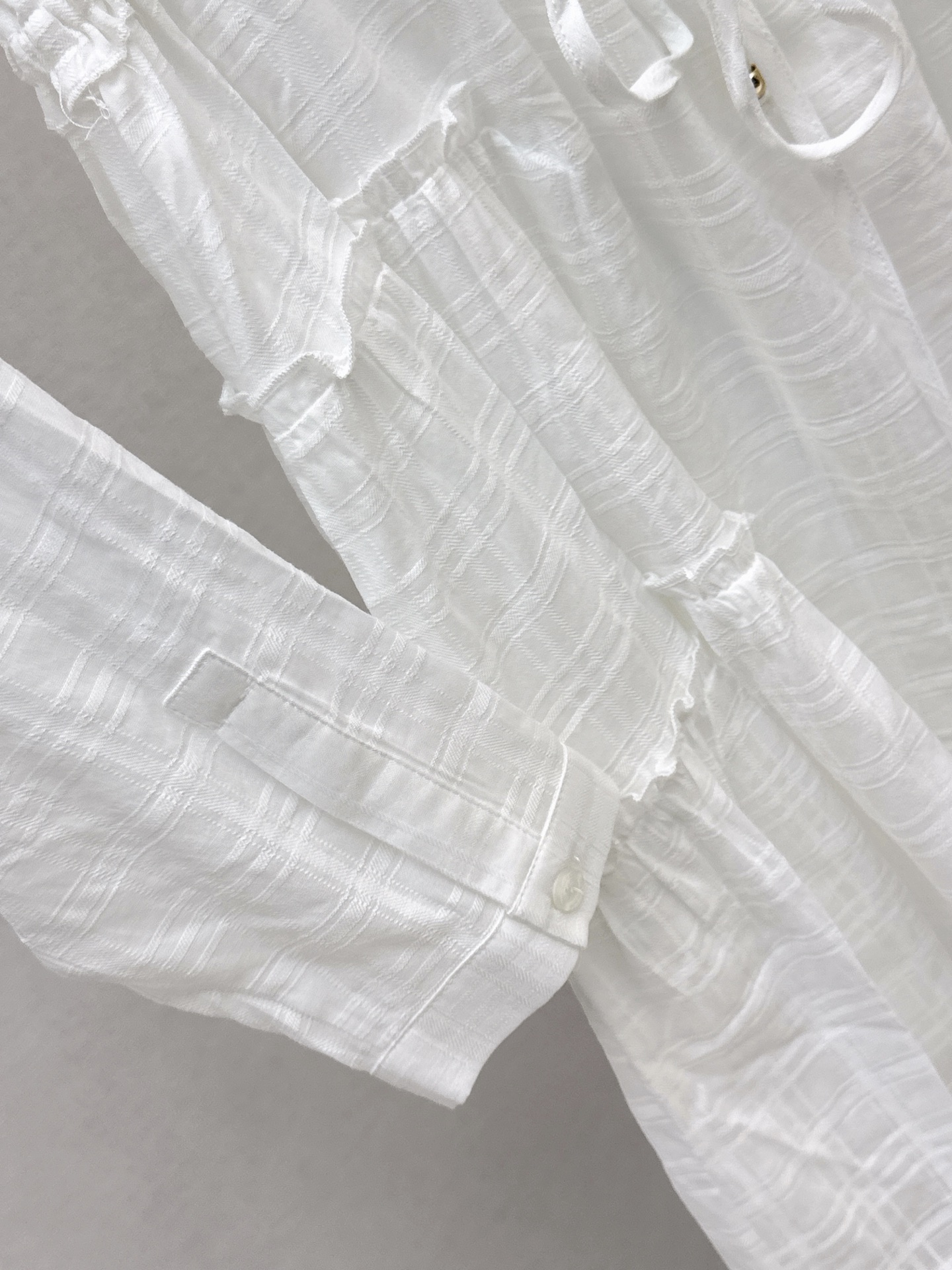 Bur 26ss check drawstring dress
