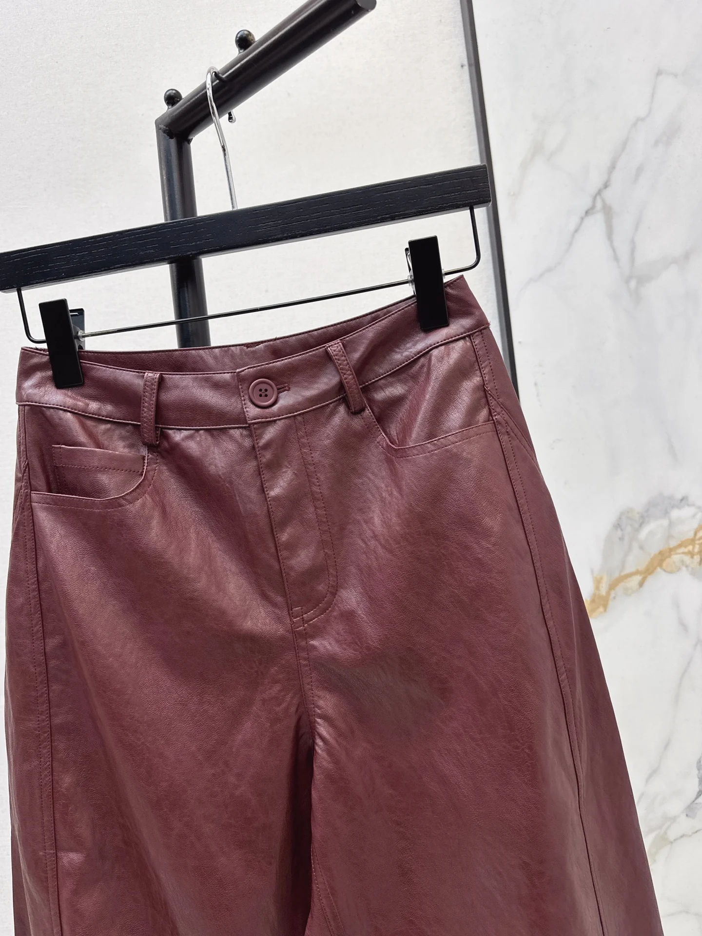 Row 25fw leather pants