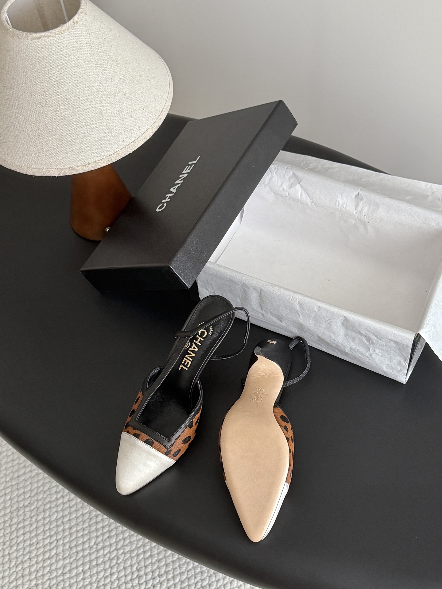 Chan 26A slingback heel