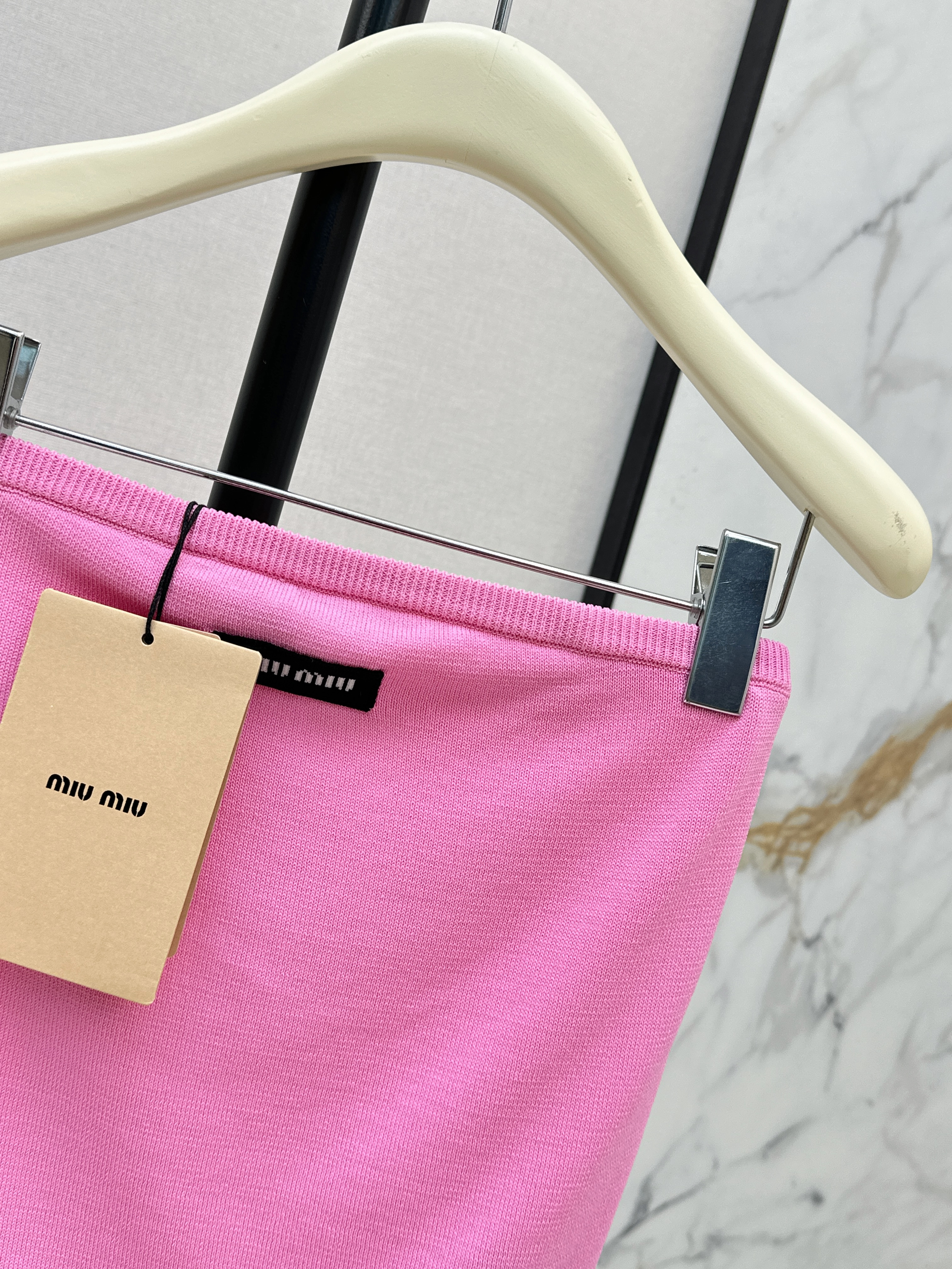 Miu 26ss knit tube top