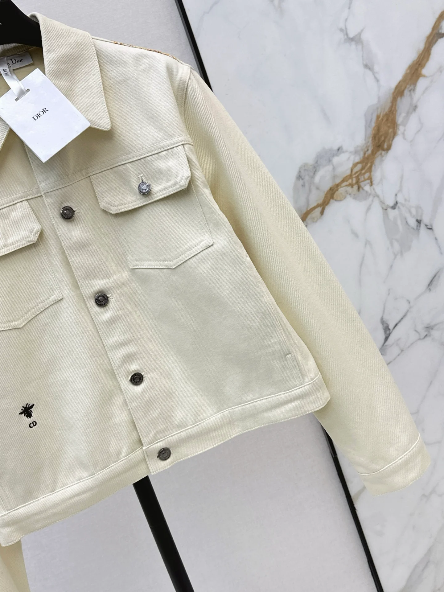 CD 26ss print denim jacket