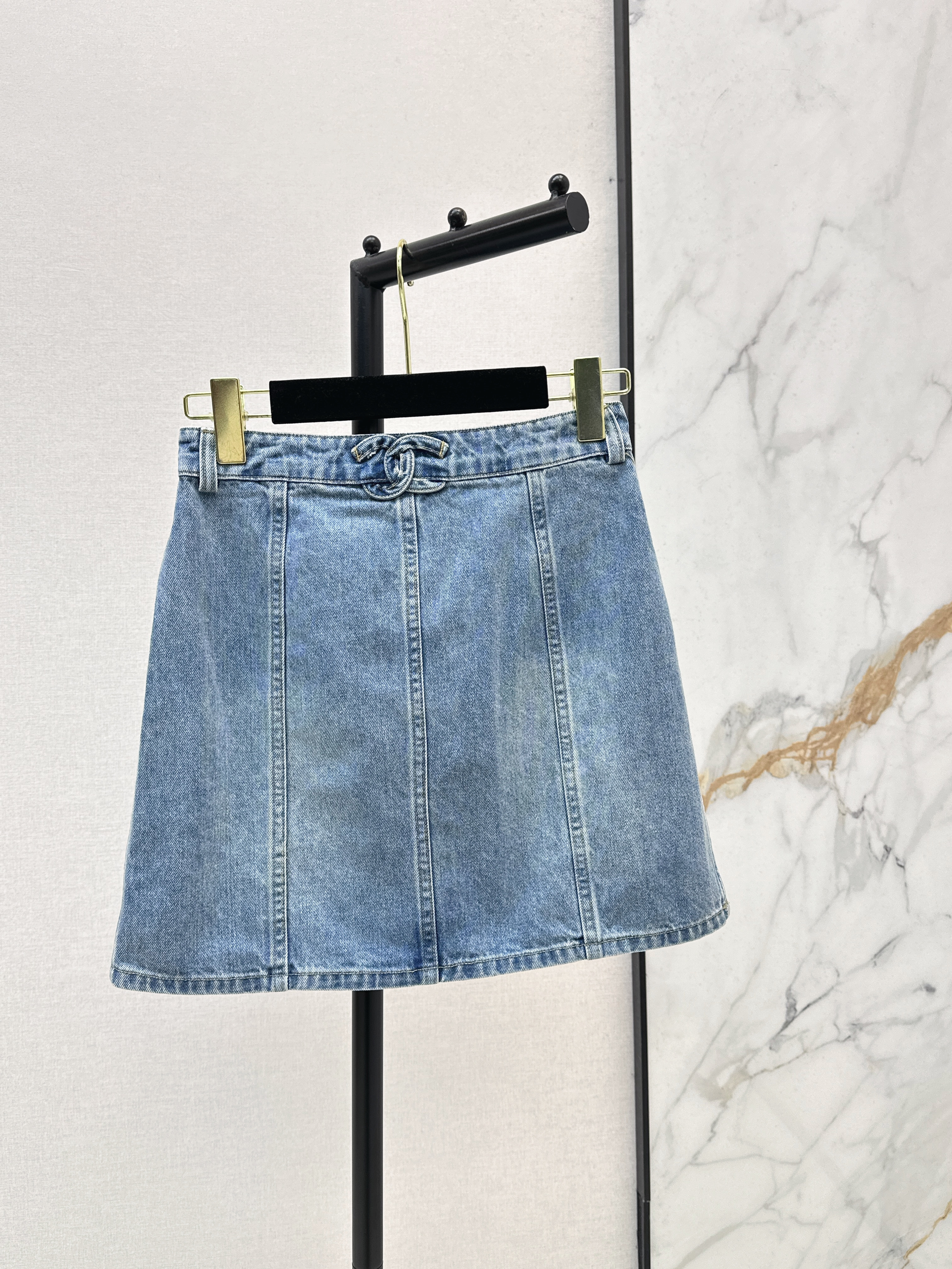 Chan 26ss denim skirt