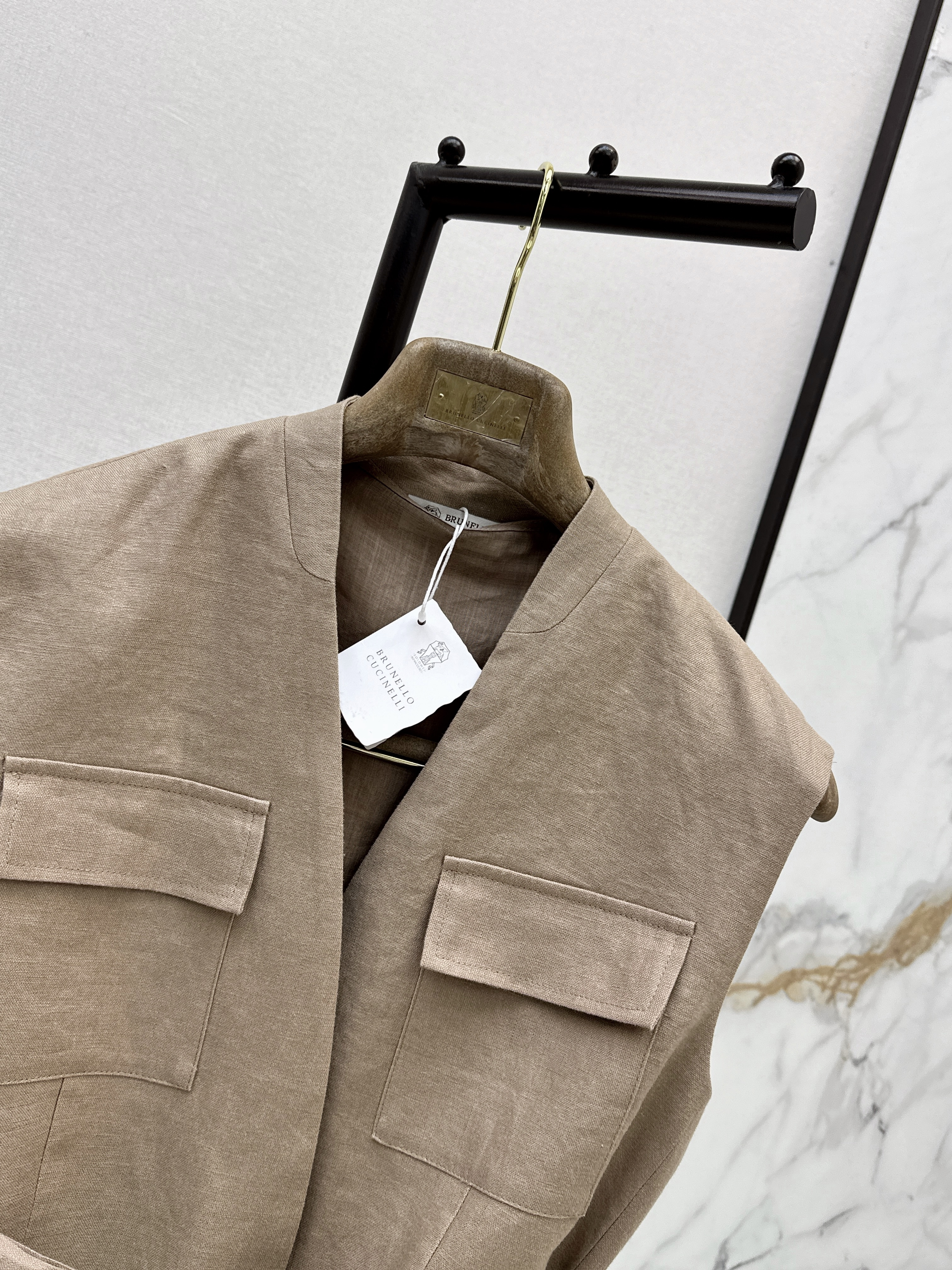 Brunello 26SS Layered Sleeveless Vest