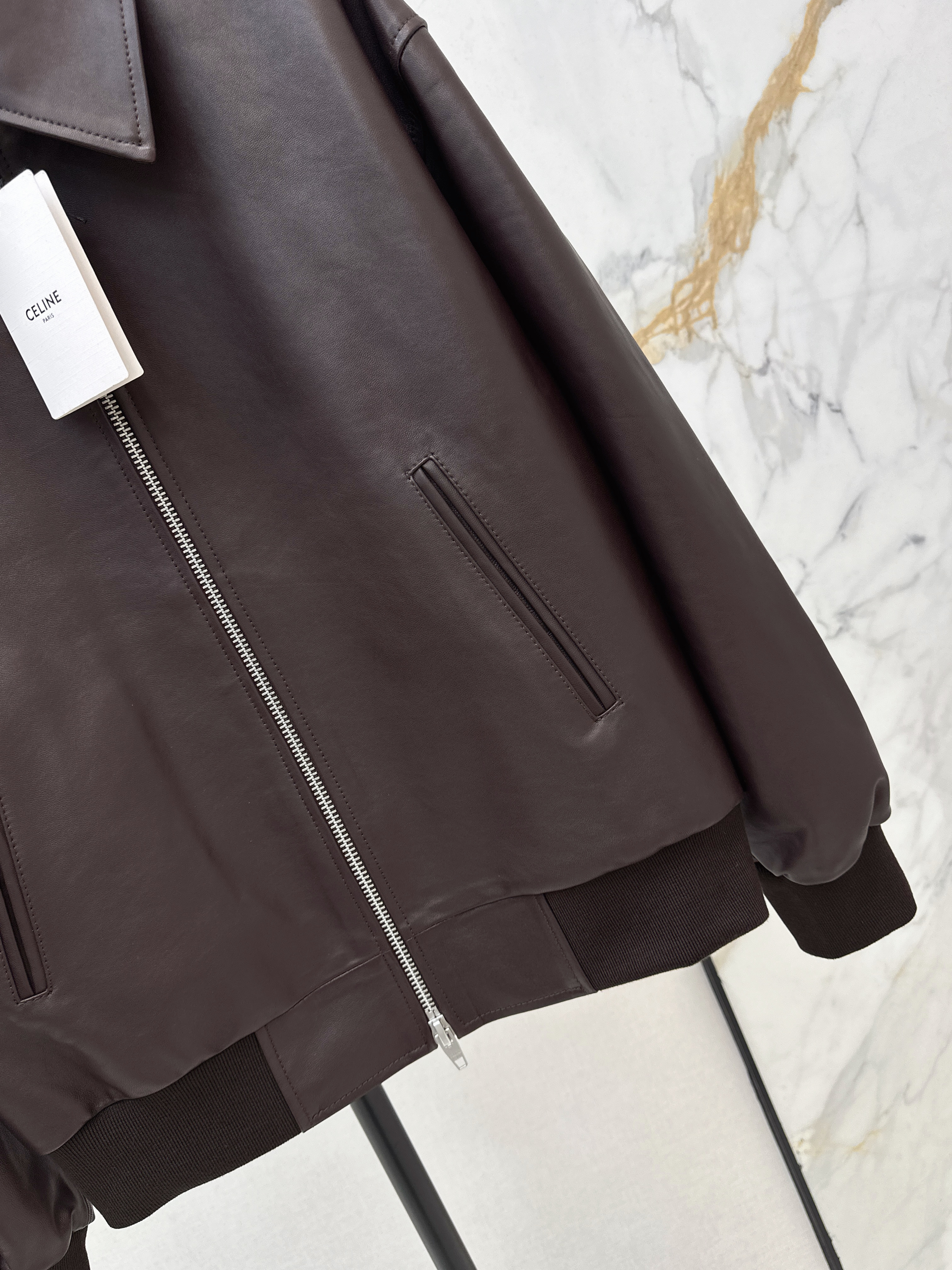 Celi 26ss leather jacket