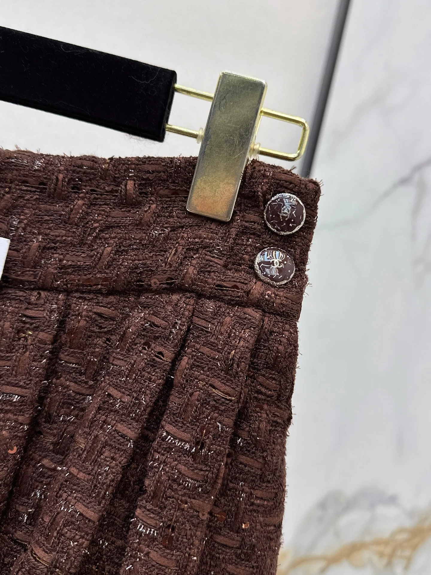 Chan 25fw woven skirt