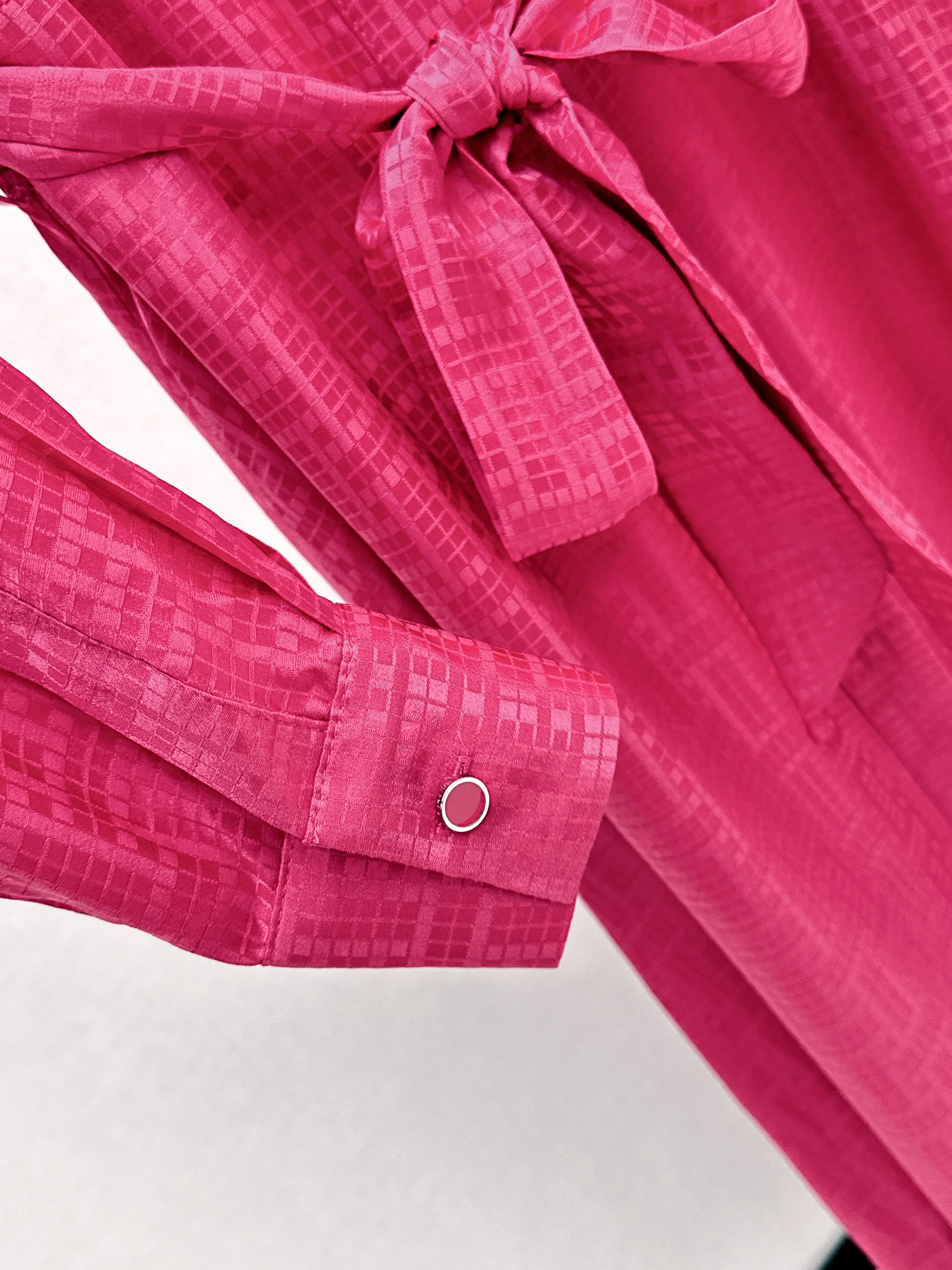 Her 26ss jacquard silk dress