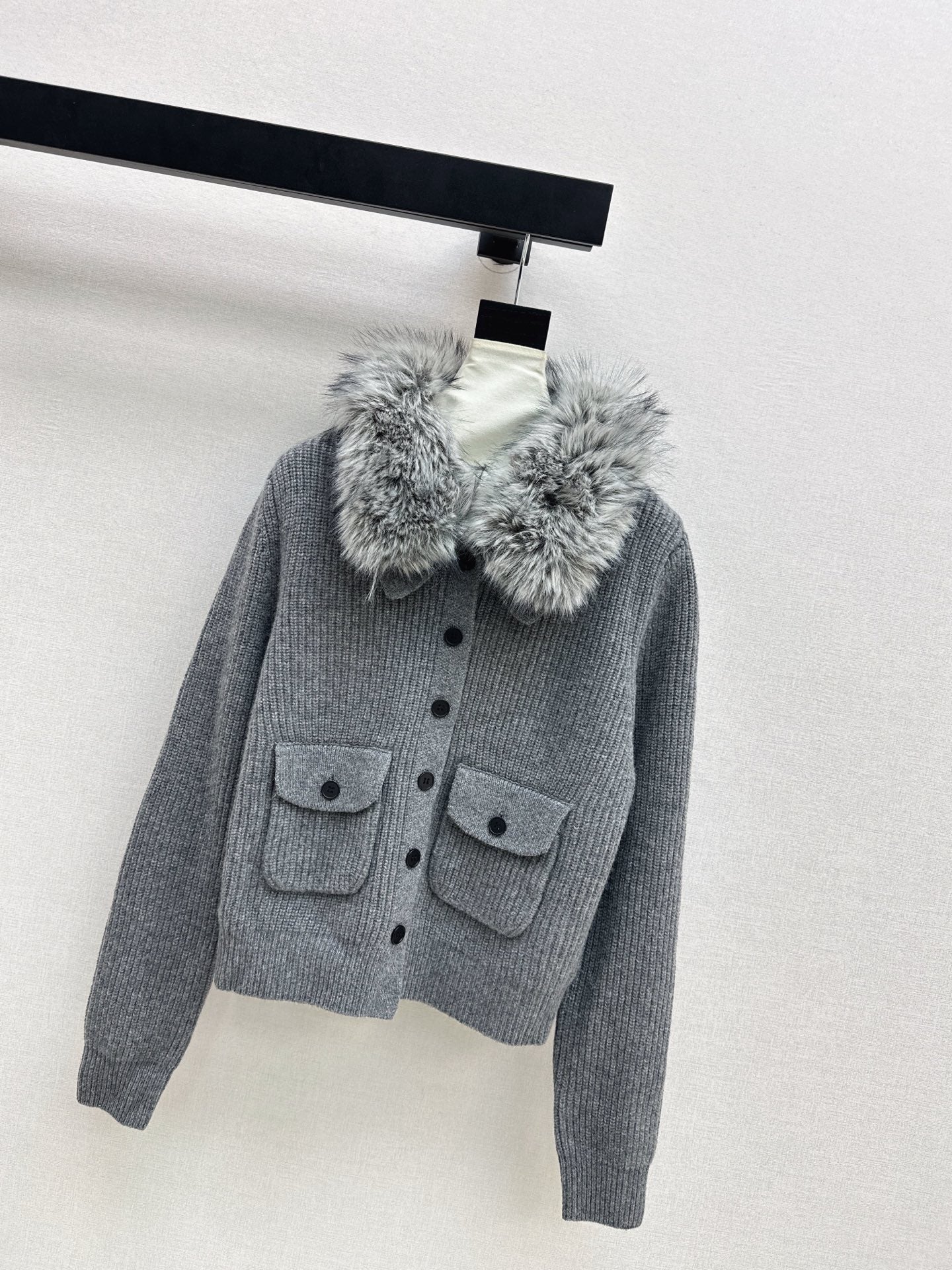 Fend 25fw wool cardigan jacket