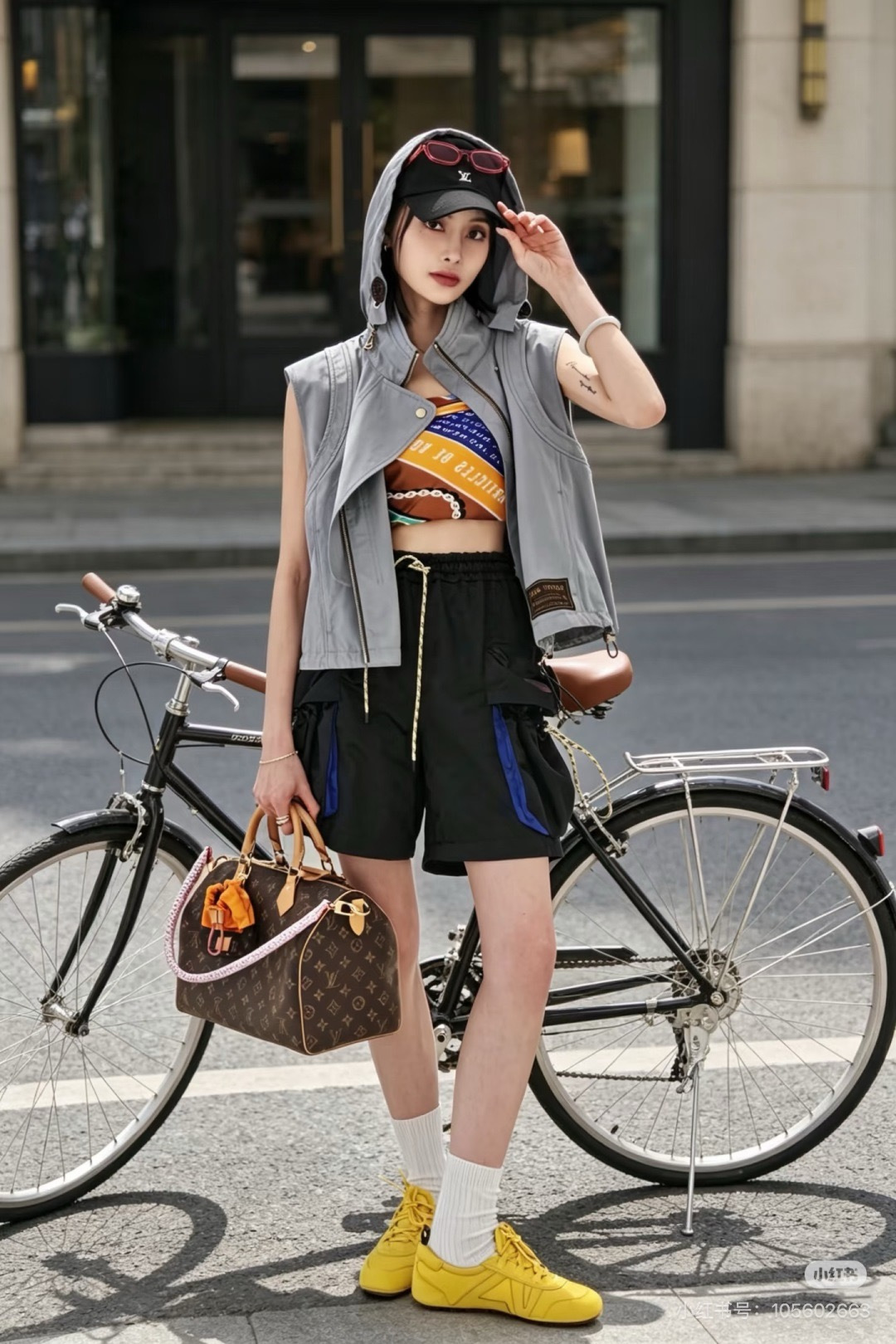 Louis 26SS Washed Utility Denim Vest