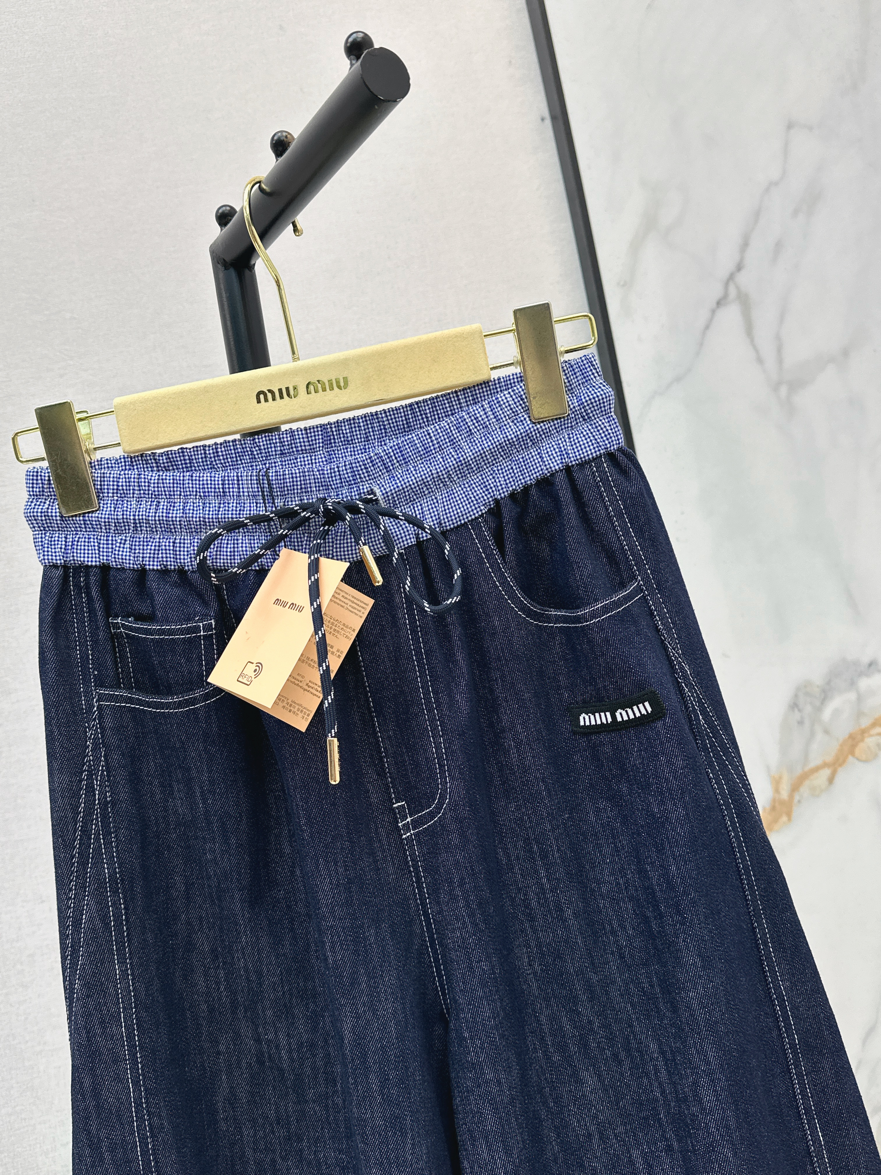 Miu 26ss denim pants