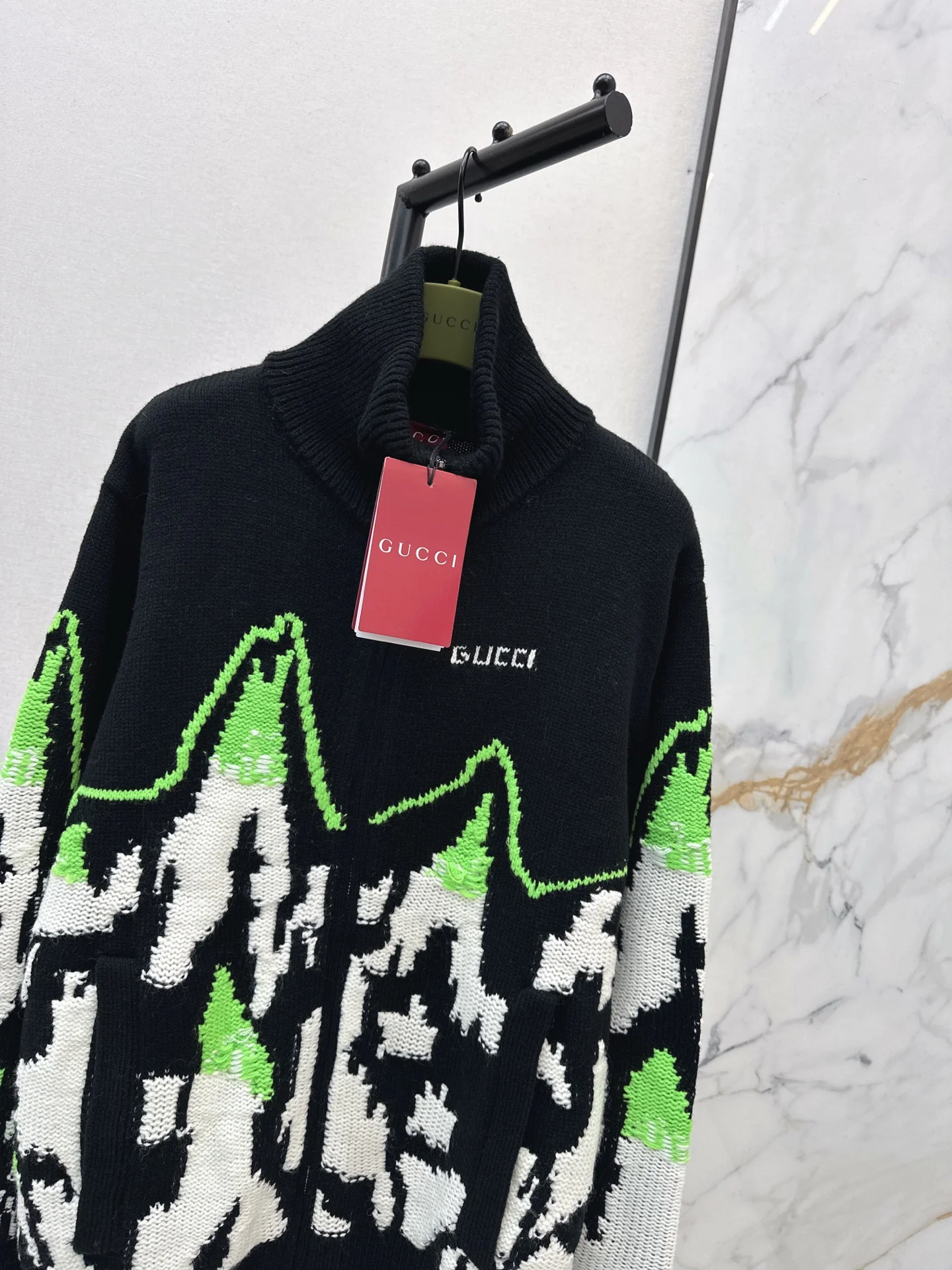 Gucc 25fw jacquard cardigan jacket