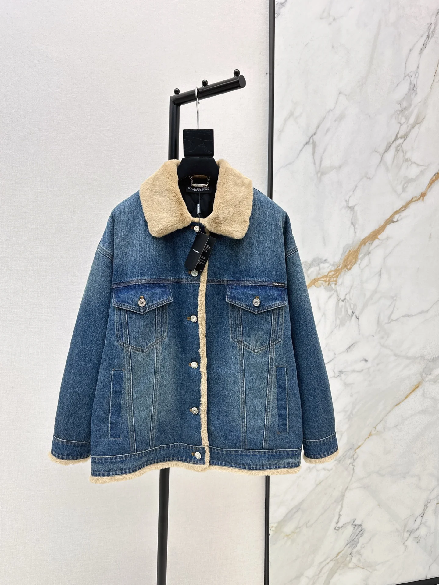 Ralp 25fw denim padded jacket