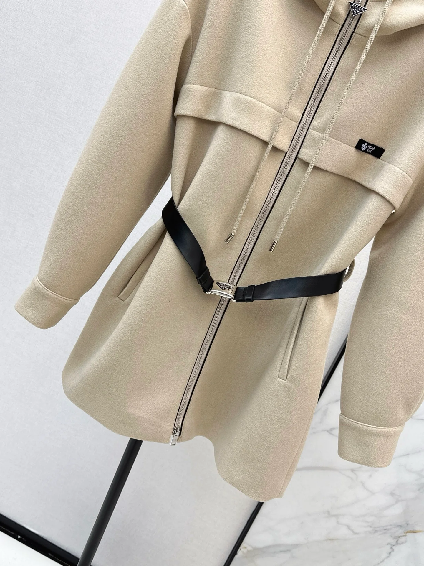 Prad 25fw hooded jacket