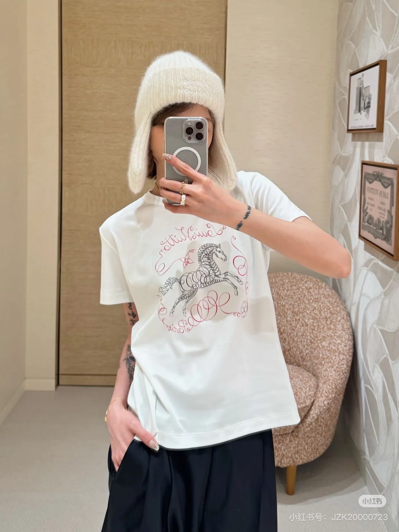 Louis 26ss print t-shirts
