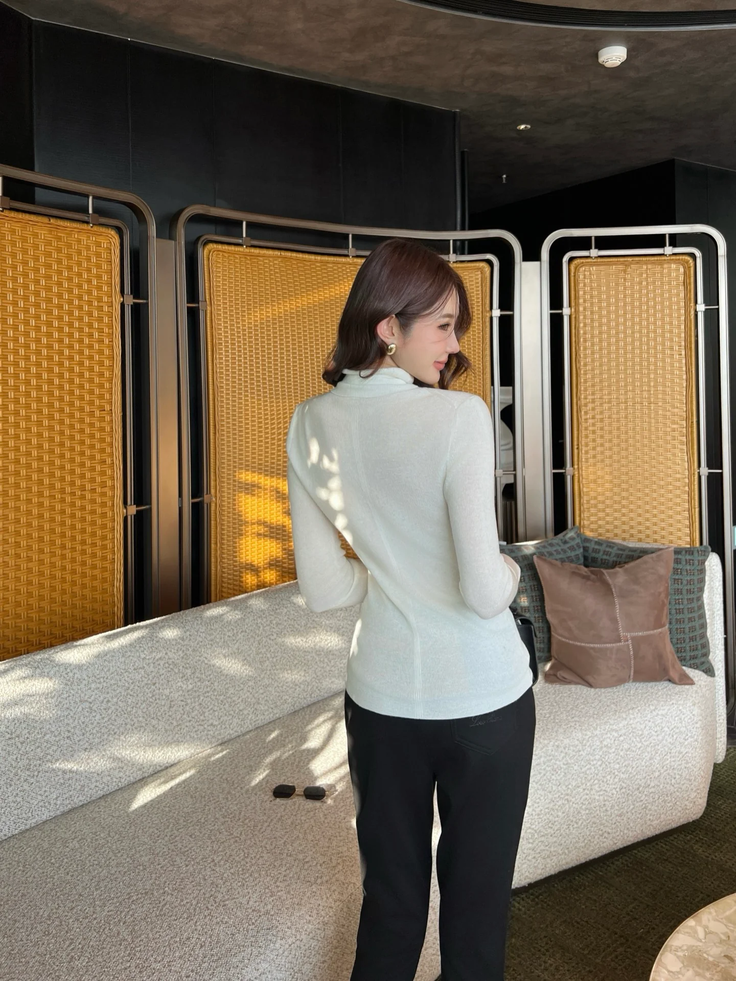 Brun 25fw wool turtleneck base layer