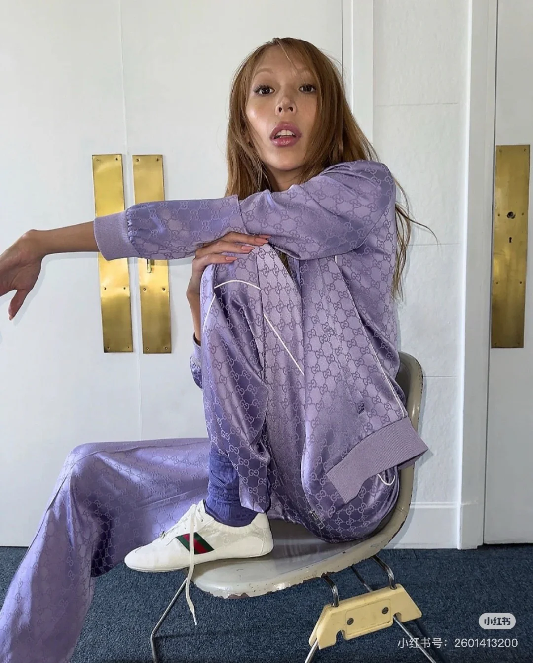 Gucc 25fw jacquard jacket pants set