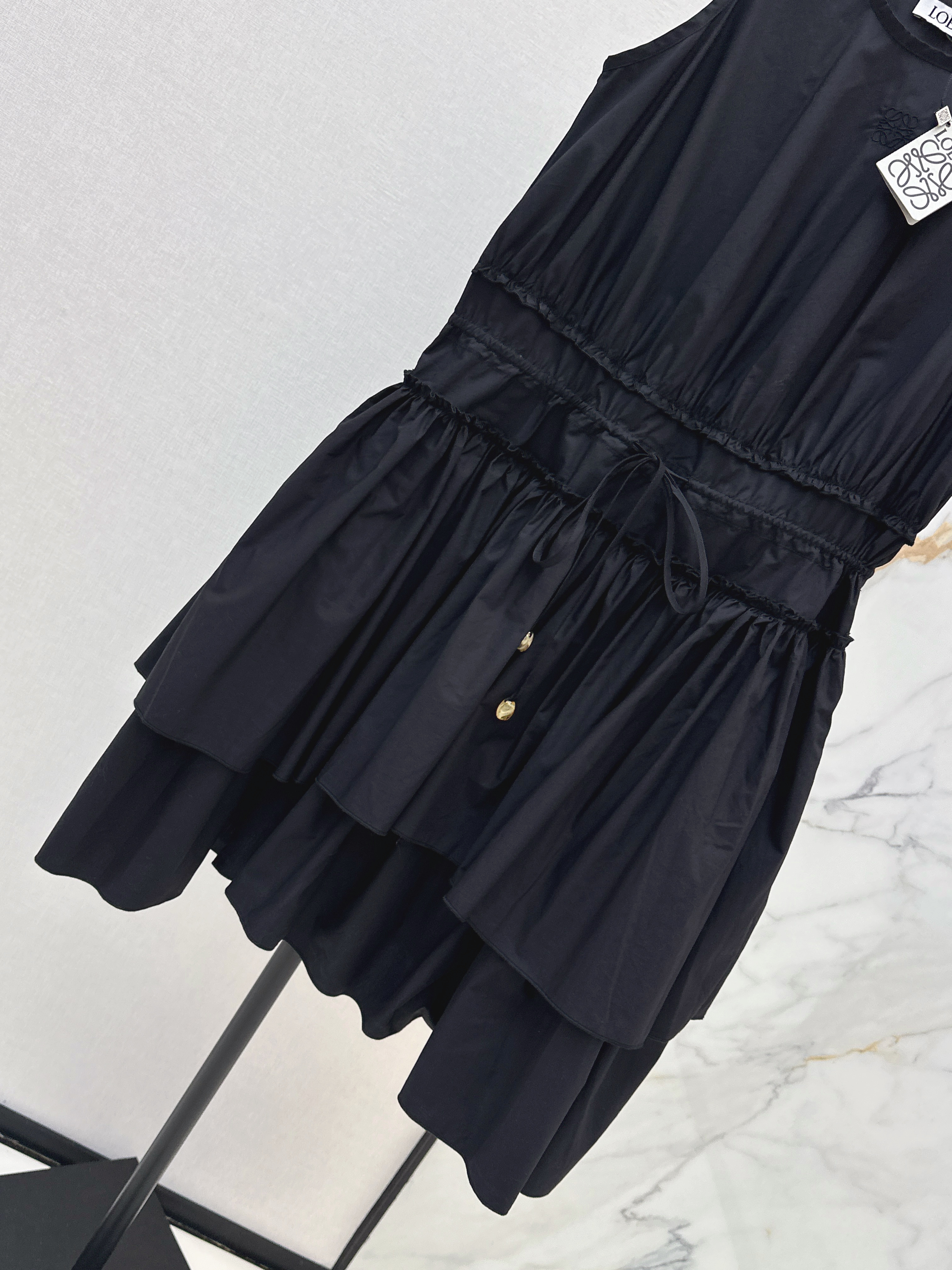 Loe 26ss drawstring dress