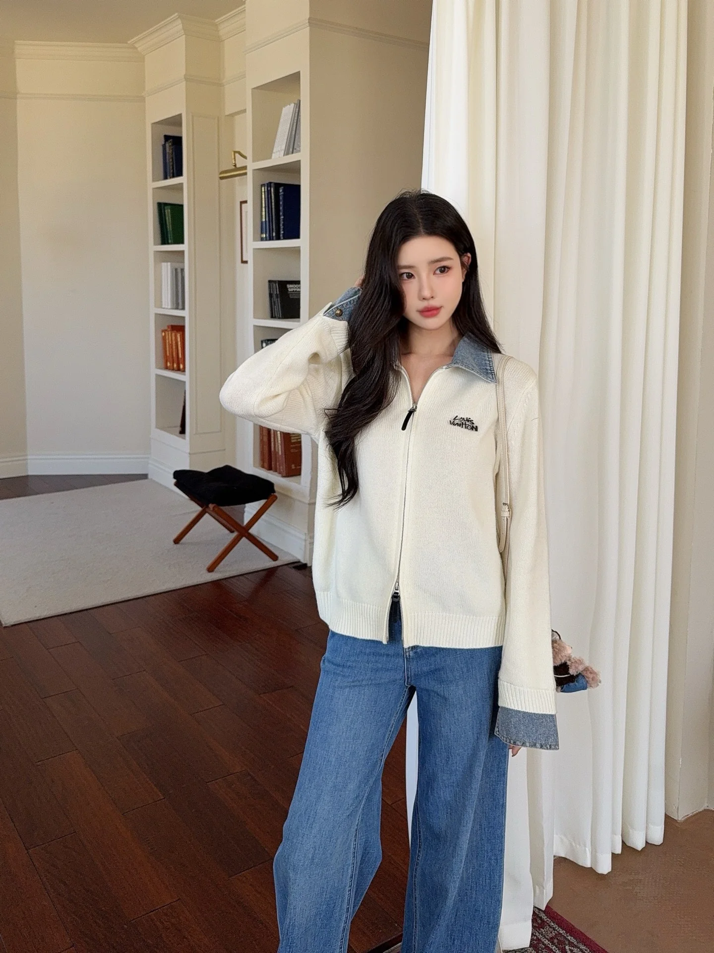 Loui 25fw polo cardigan