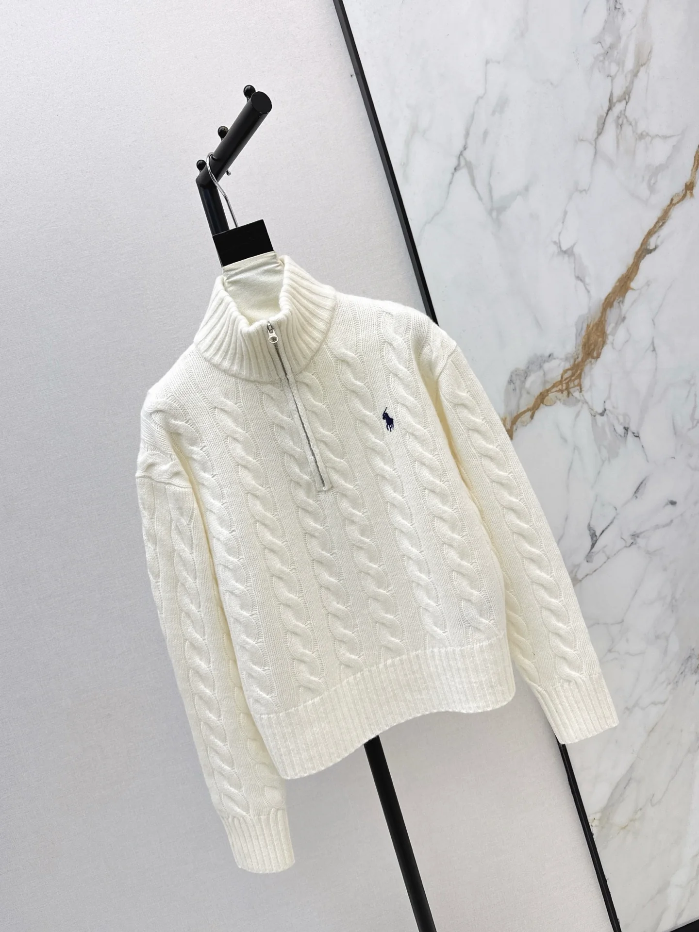 Ralp 25fw cable knit sweater