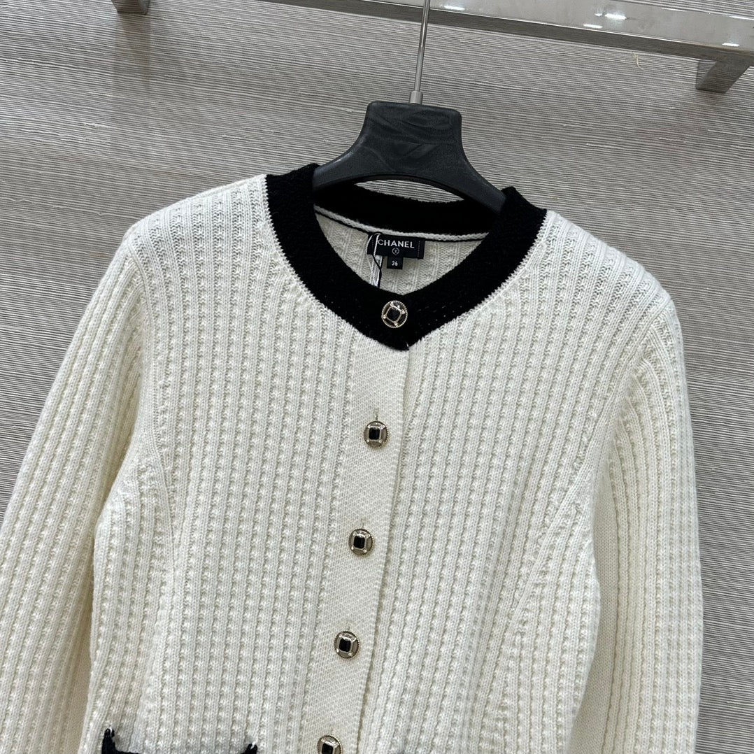 Chan 25fw knitted cardigan
