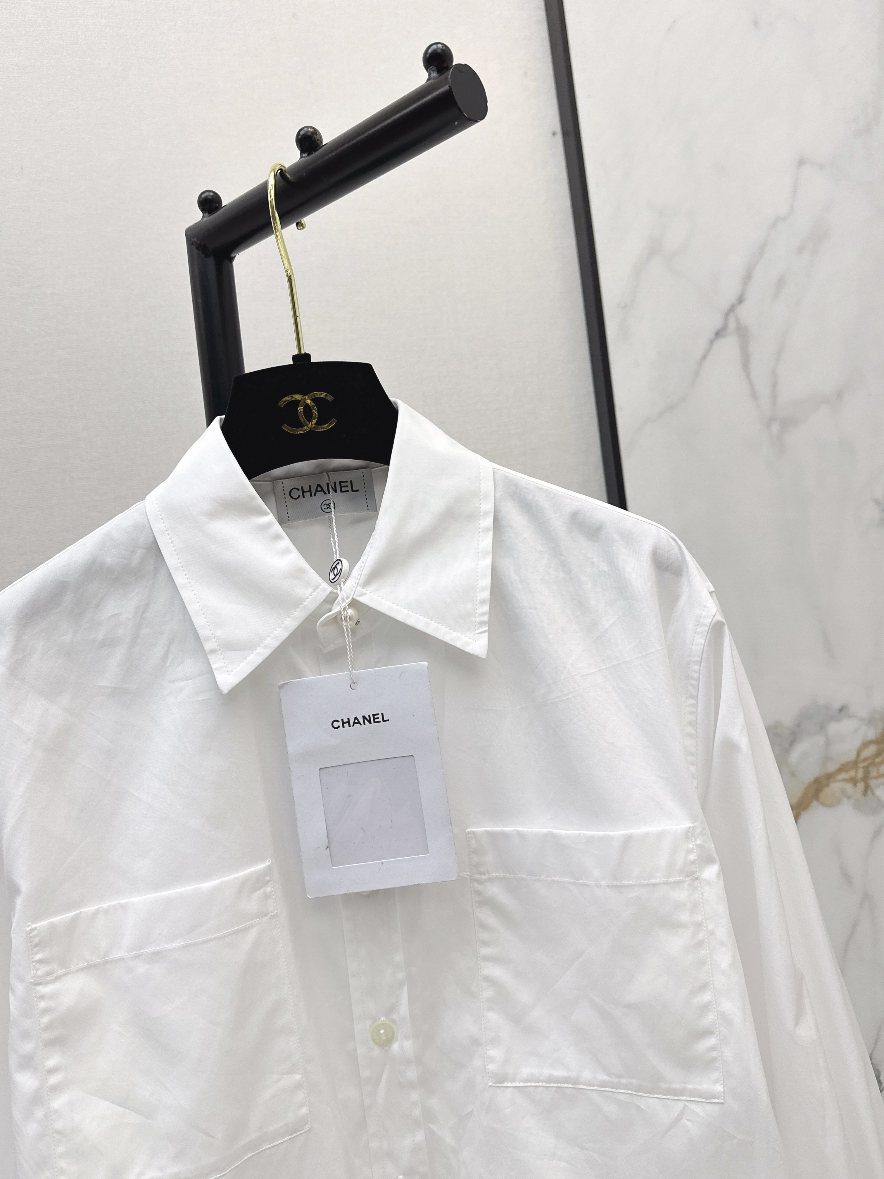 Chan 26ss cropped shirt