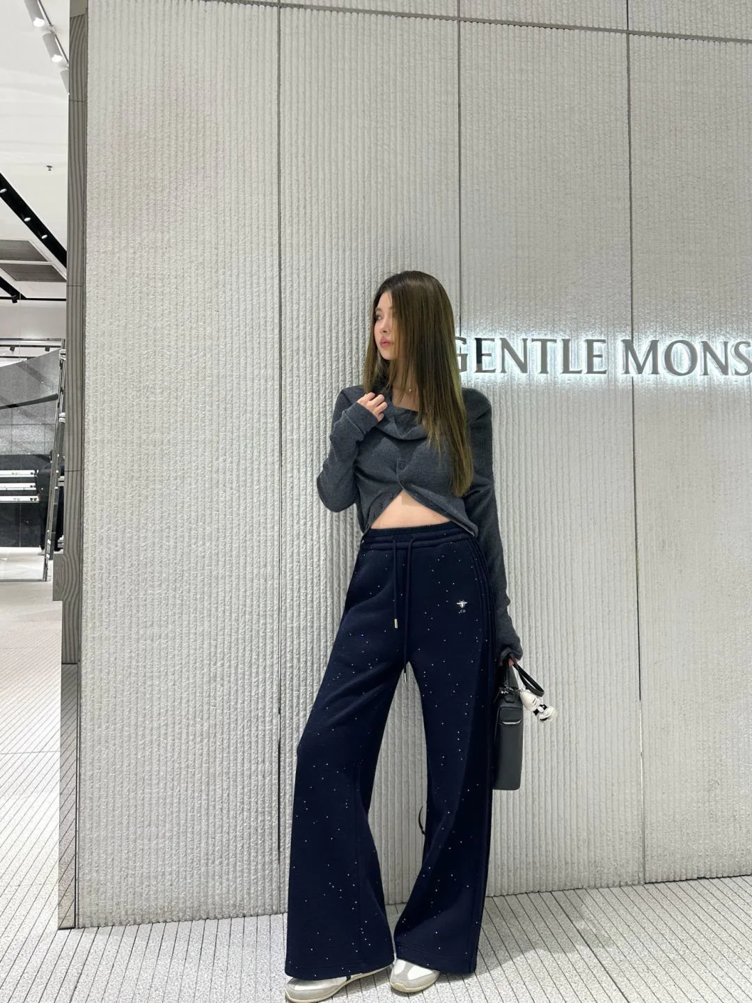 CD 26ss bee embroidery pants