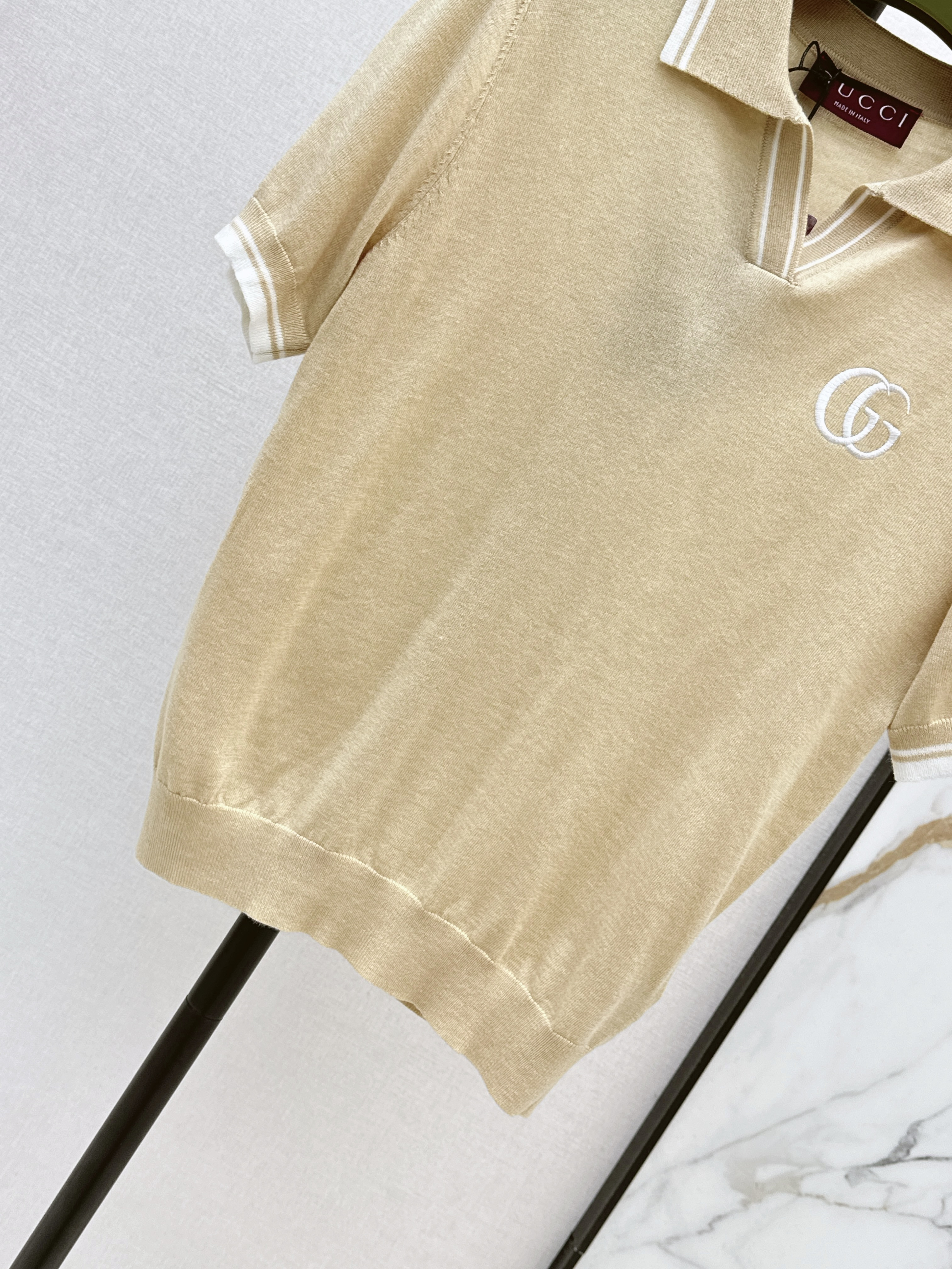 Guc 26ss embroidery knitwear