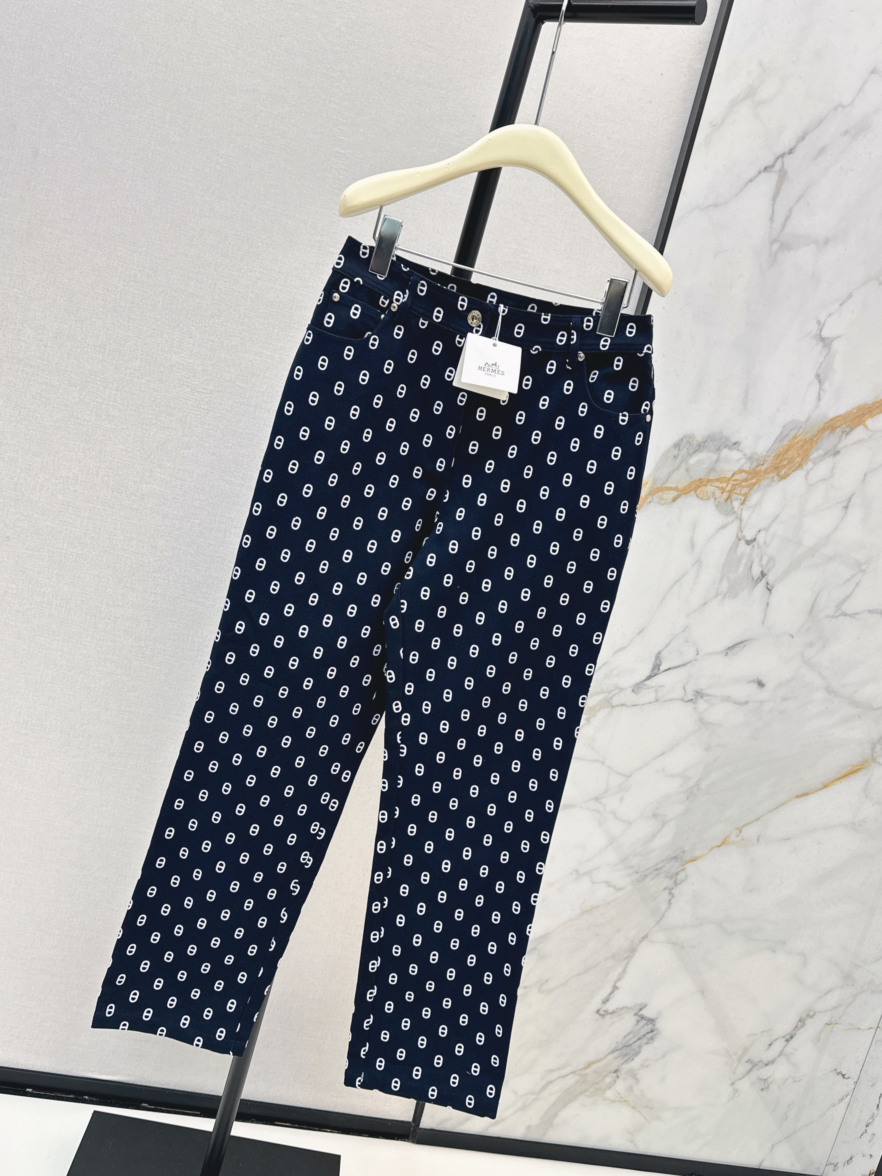 Herm 26ss print jeans