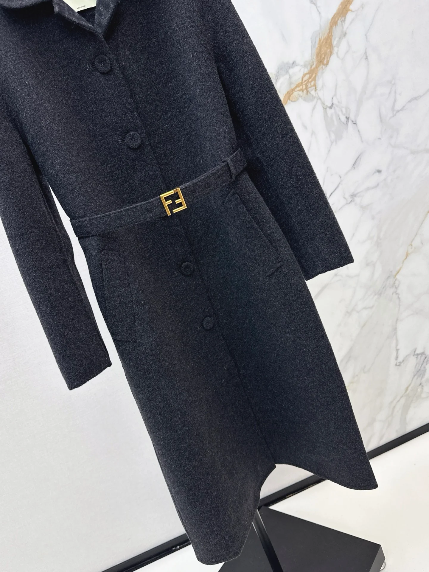 Fend 25fw woolen overcoats