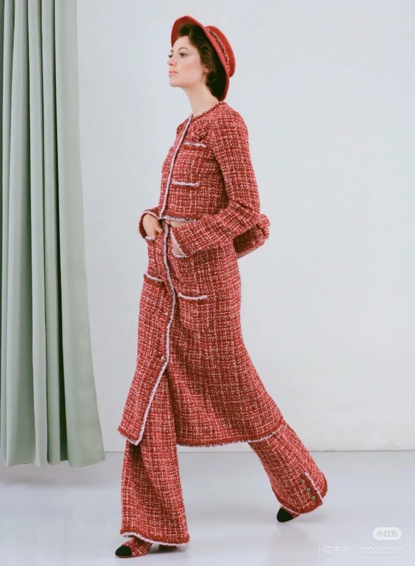 Chan 25fw tweed skirt