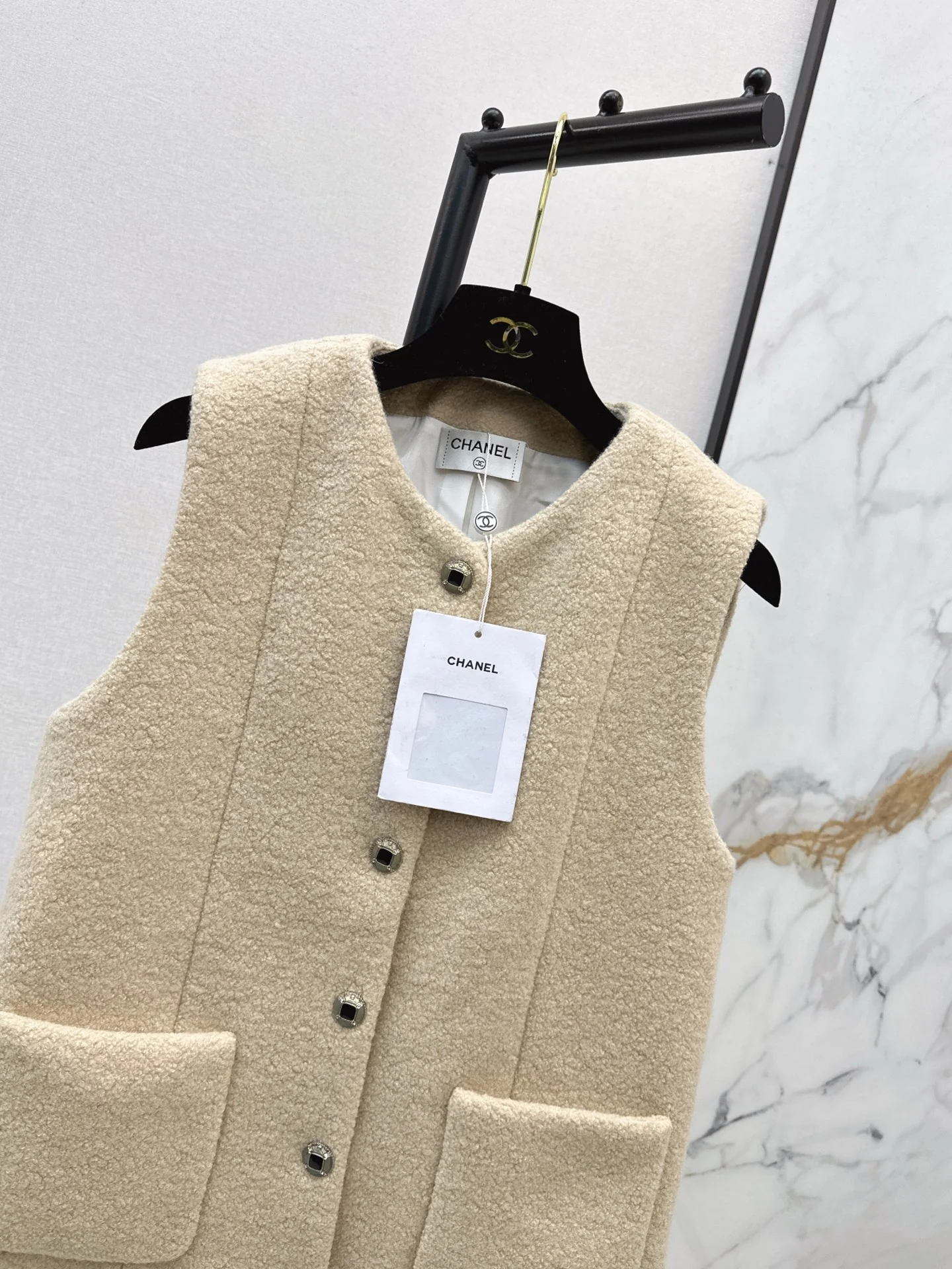 Chan 25fw woolen vest waistcoats